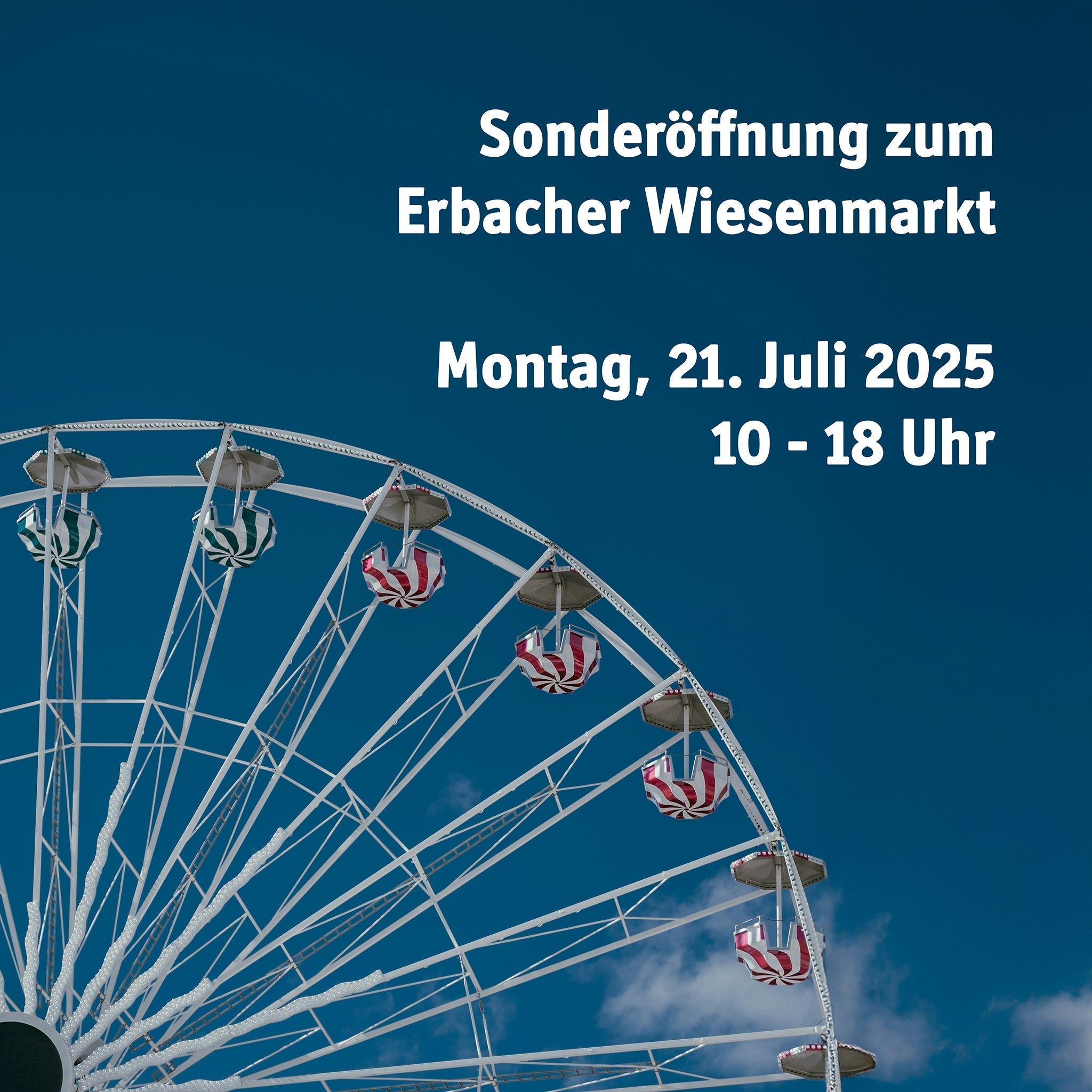 Sonderöffnung zum Wiesenmarkt