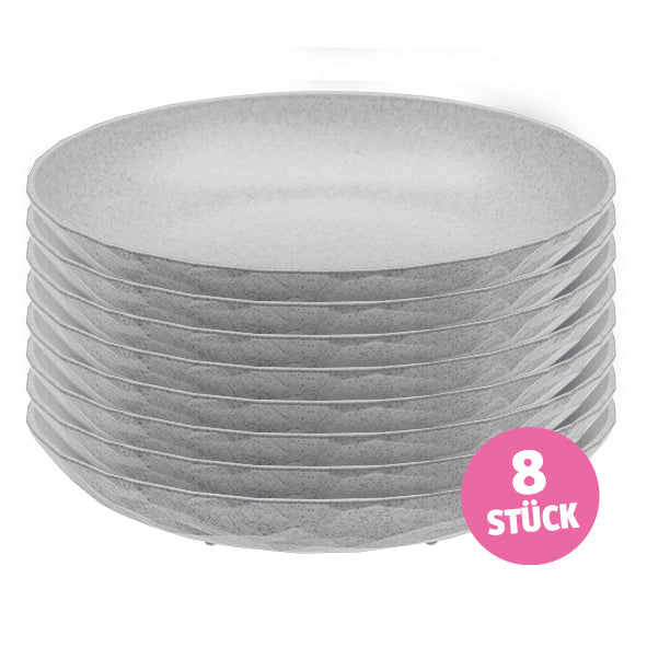 Tiefer Teller CLUB PLATE 220mm 8er Set