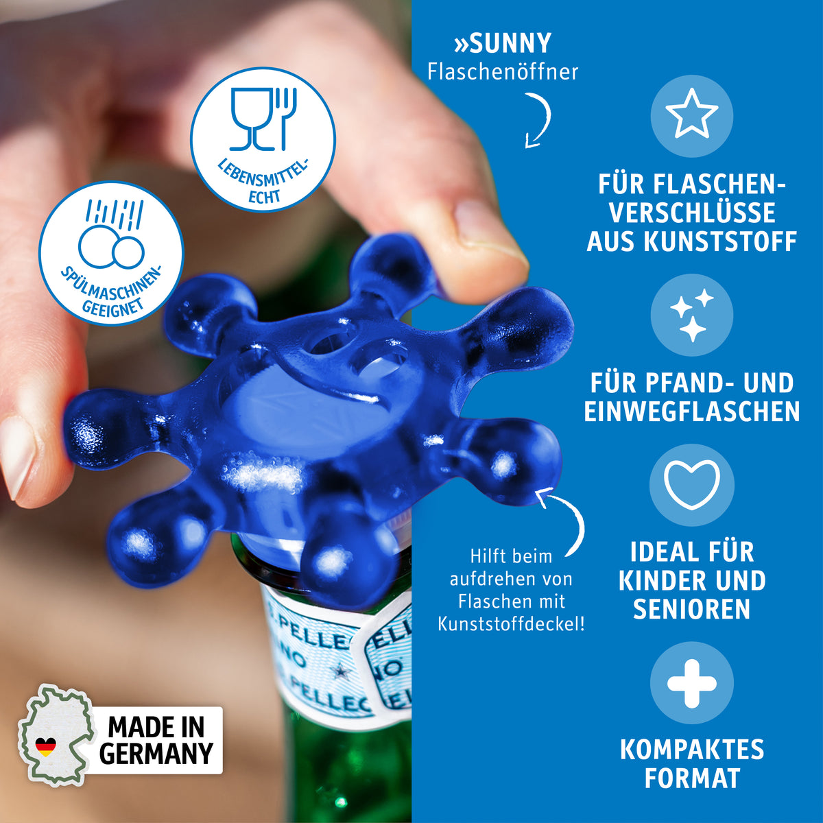 SUNNY 2.0 twist-off jar opener, set of 2