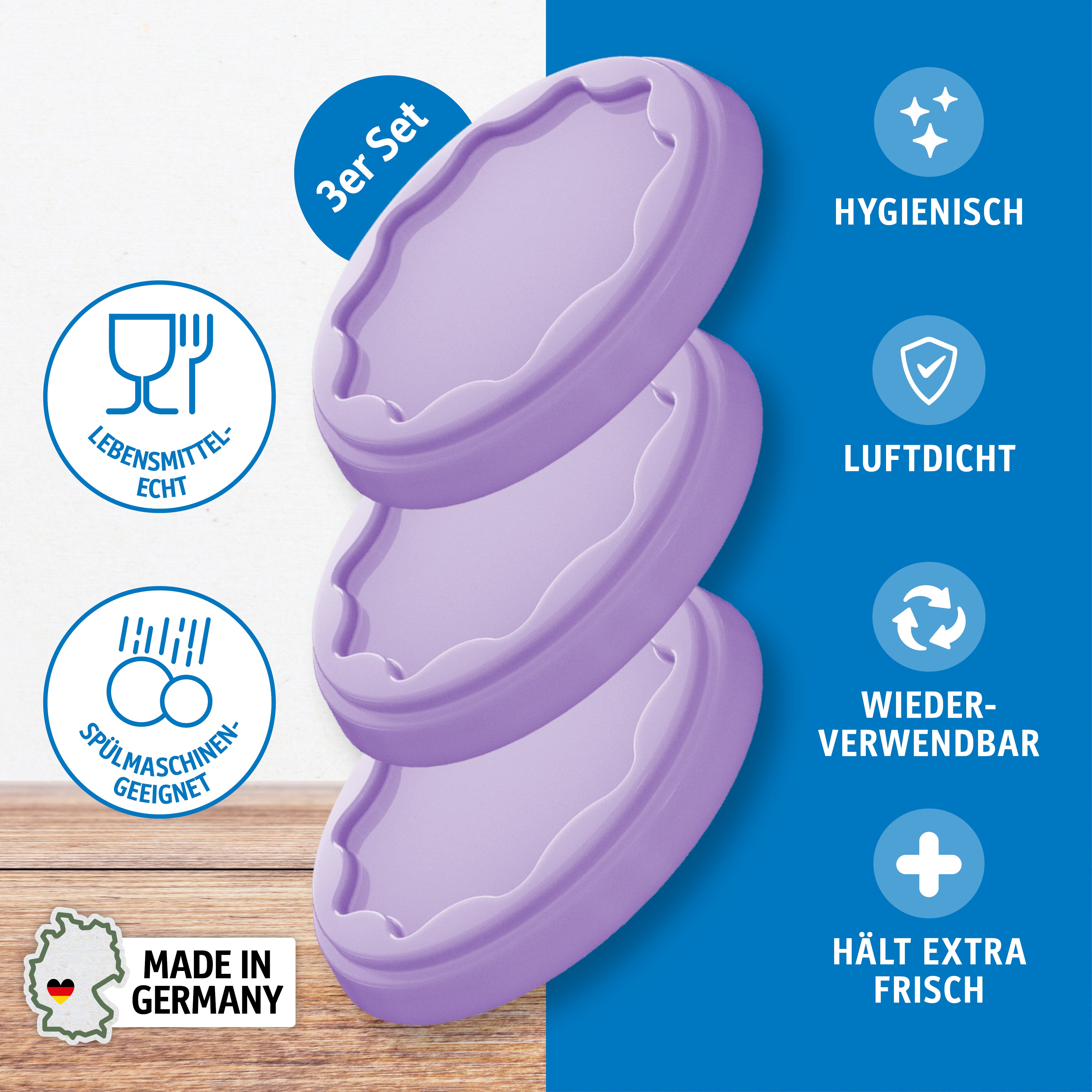 Frischedeckel FRESH 3er-SET