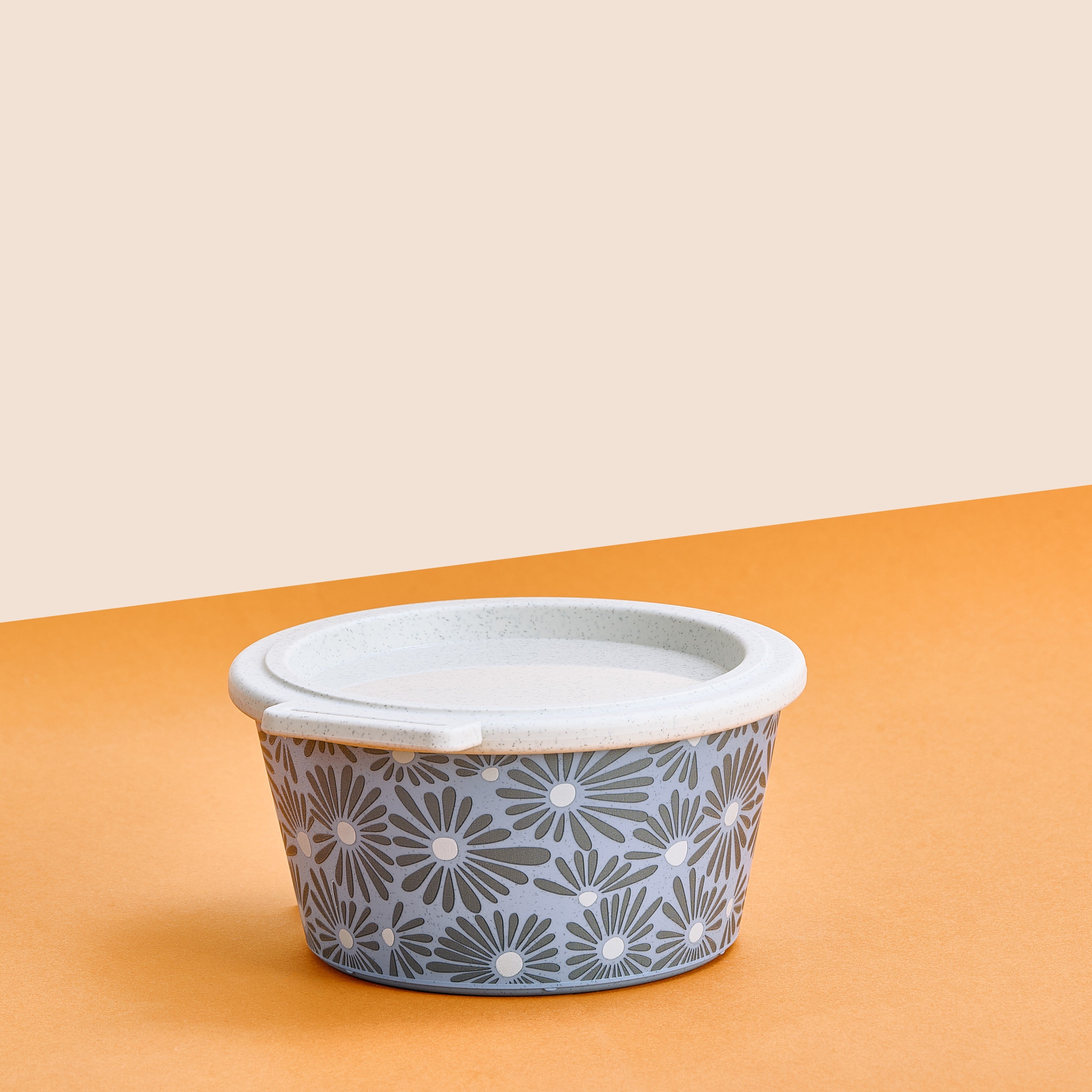 Bowl with lid BLOMSTER BOX 700ml DAISY