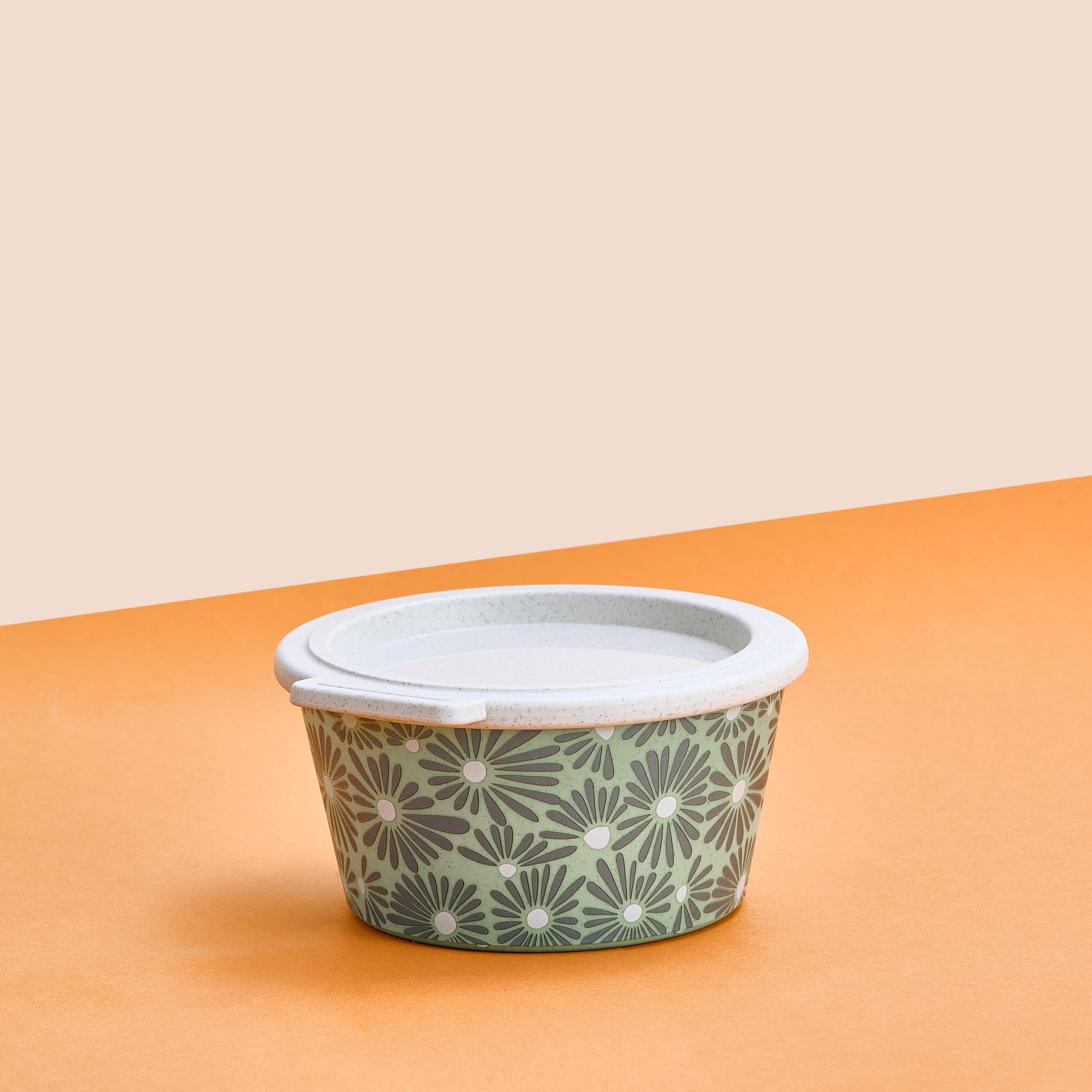Bowl with lid BLOMSTER BOX 700ml DAISY