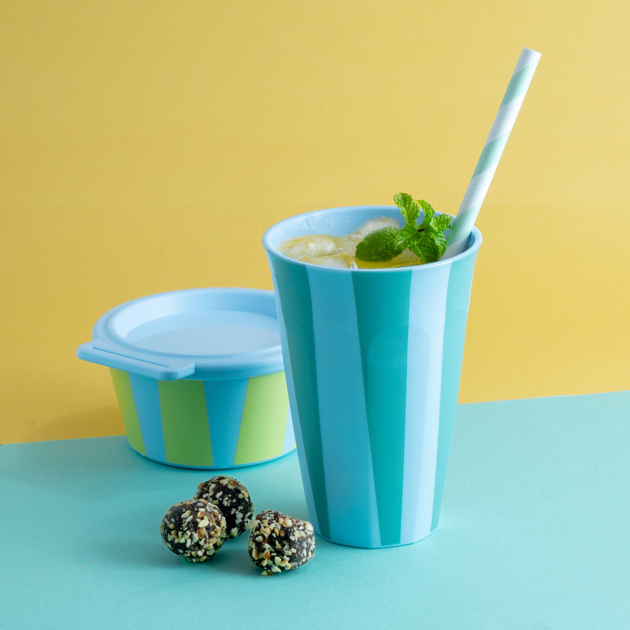 koziol Becher NORA CUP L STRIPES