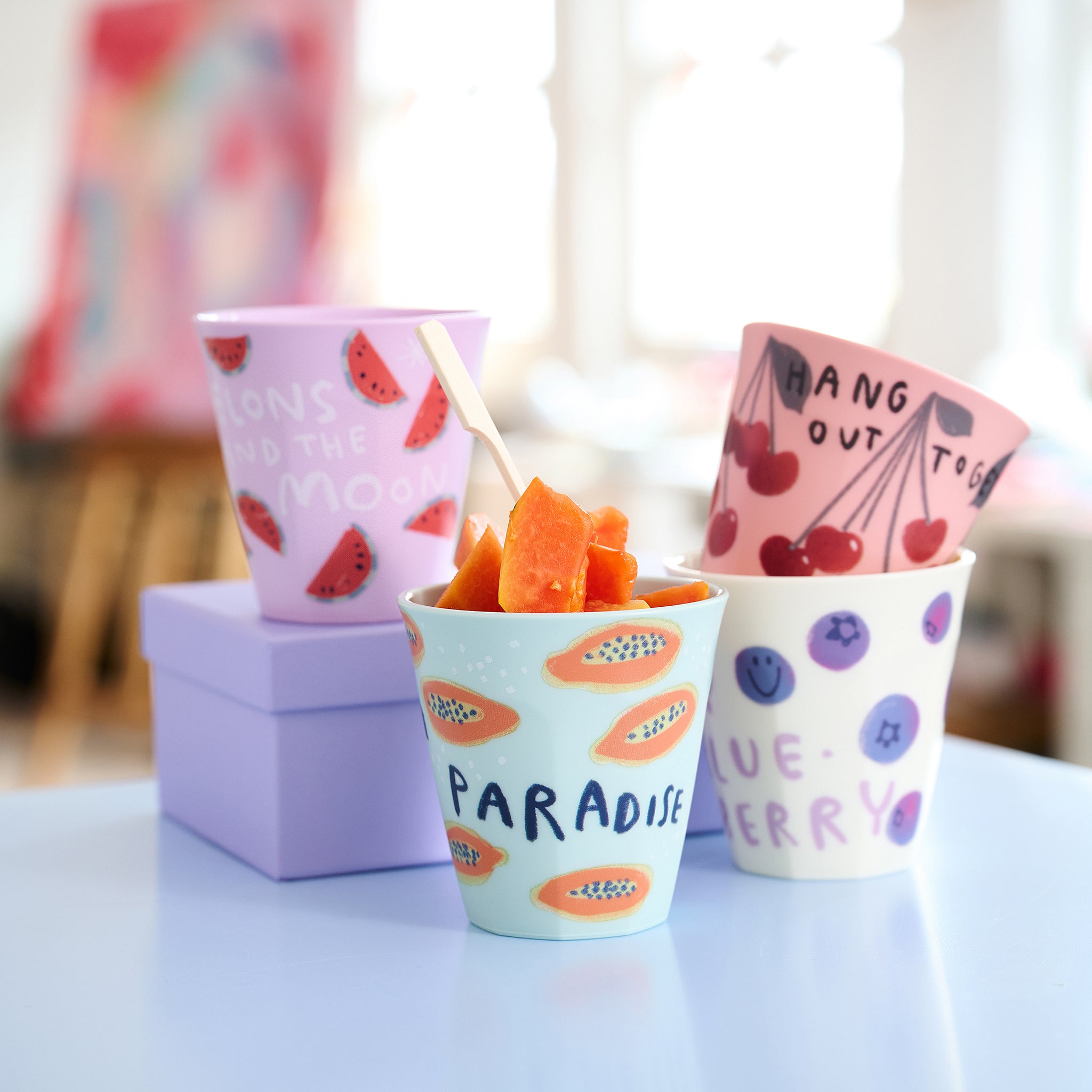 koziol Becher NORA CUP M JUICIES PAPAYA