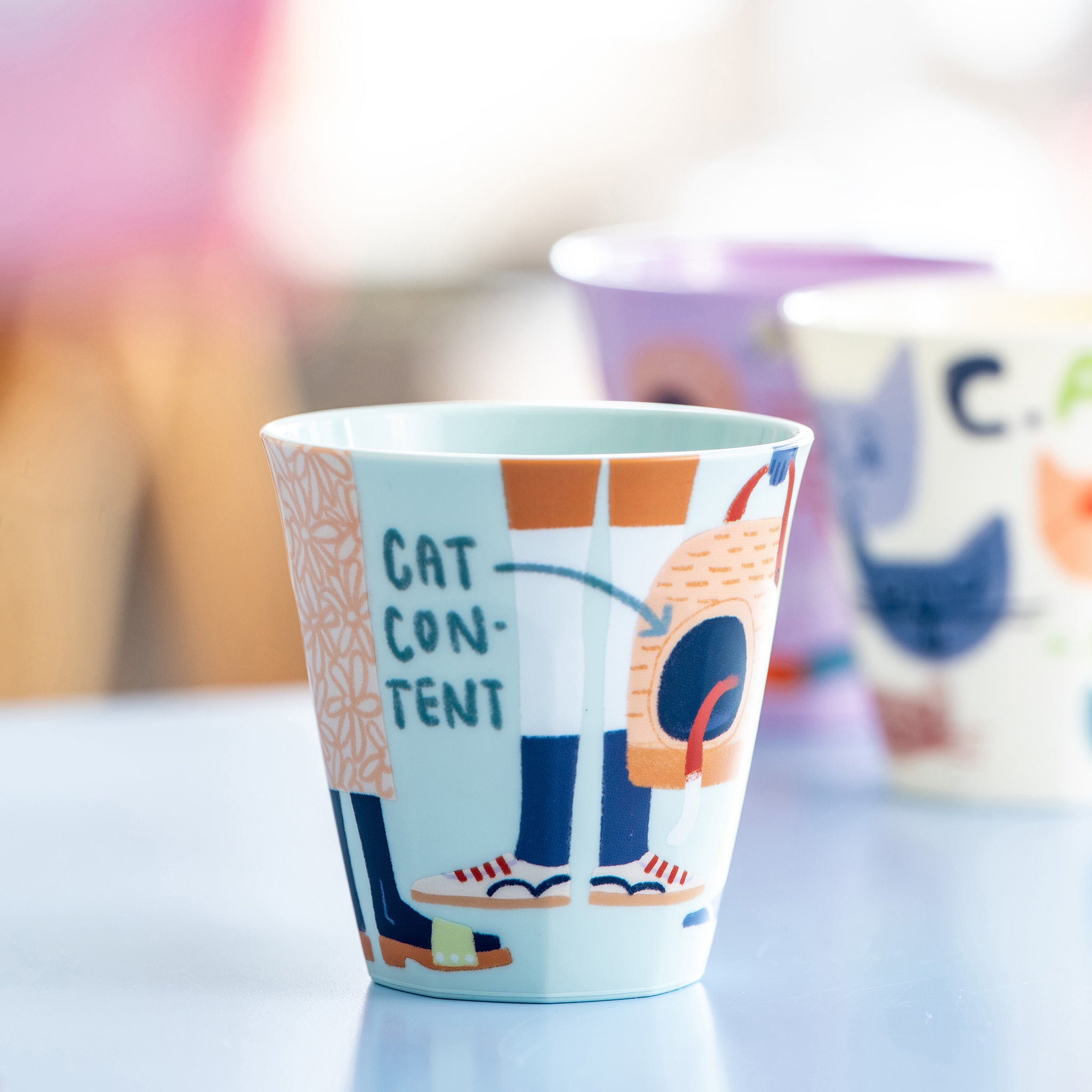 koziol Becher NORA CUP M PURRS CONTENT