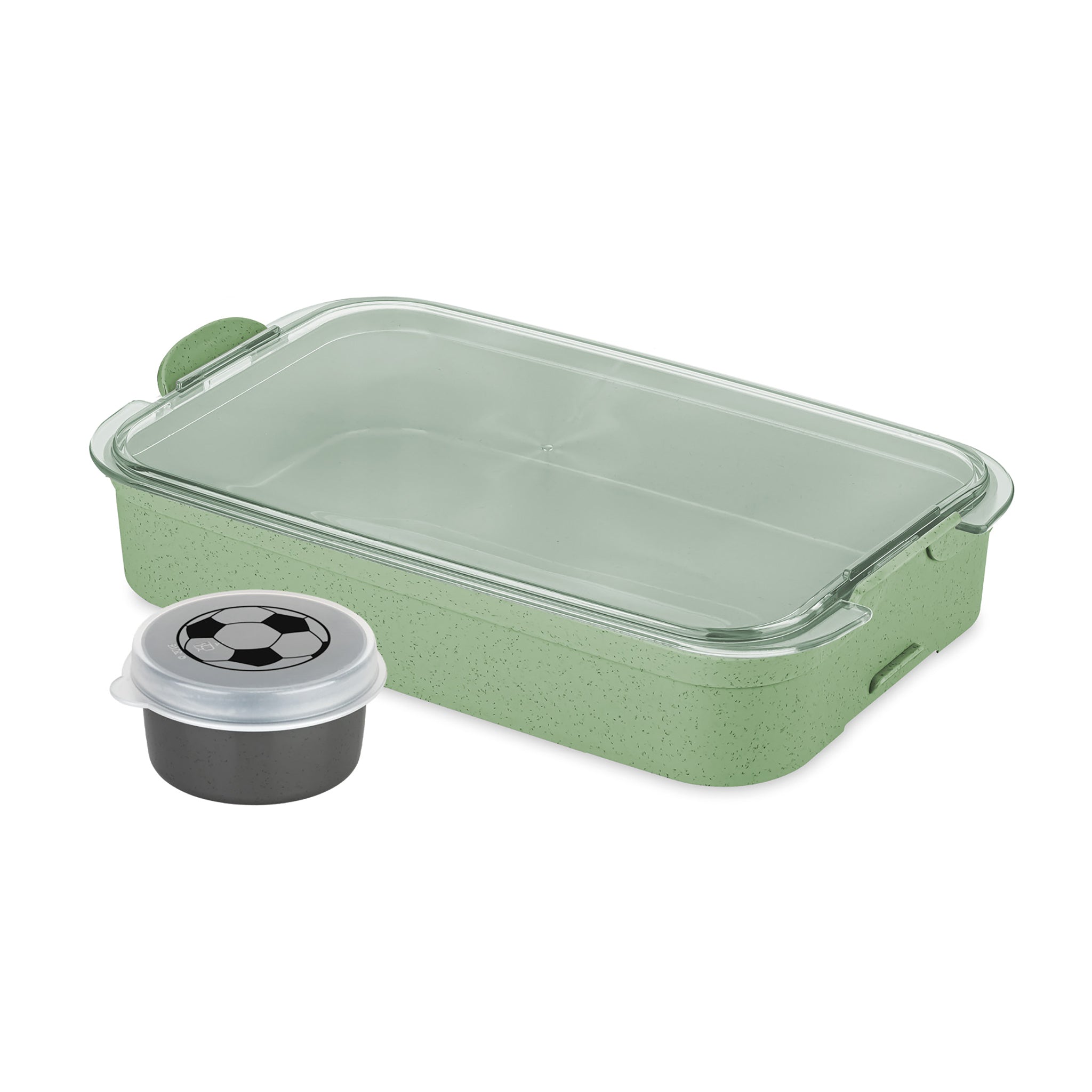 koziol Bentobox mit Deckel +bedruckte Dose STAKK BOX 0,7