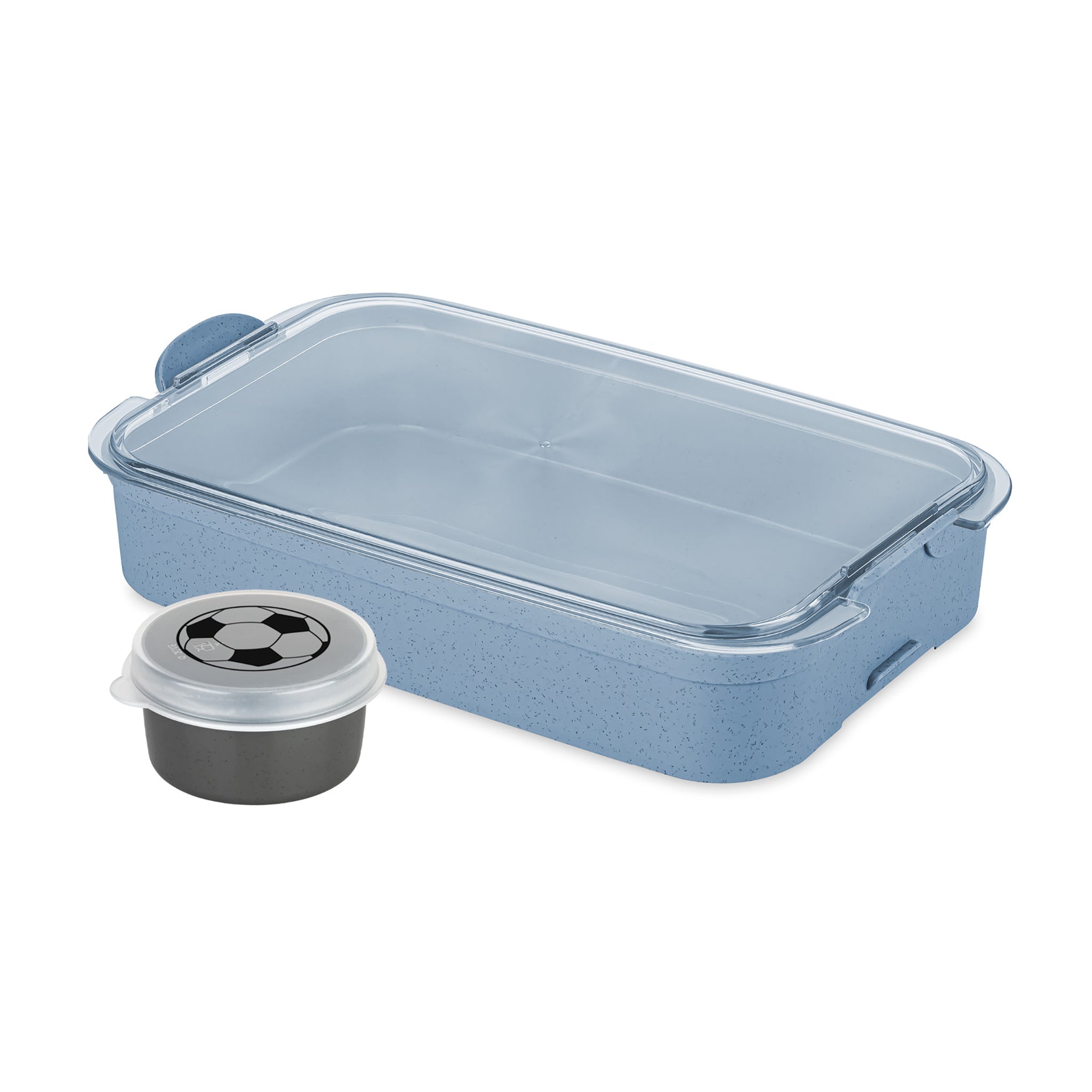koziol Bentobox mit Deckel +bedruckte Dose STAKK BOX 0,7