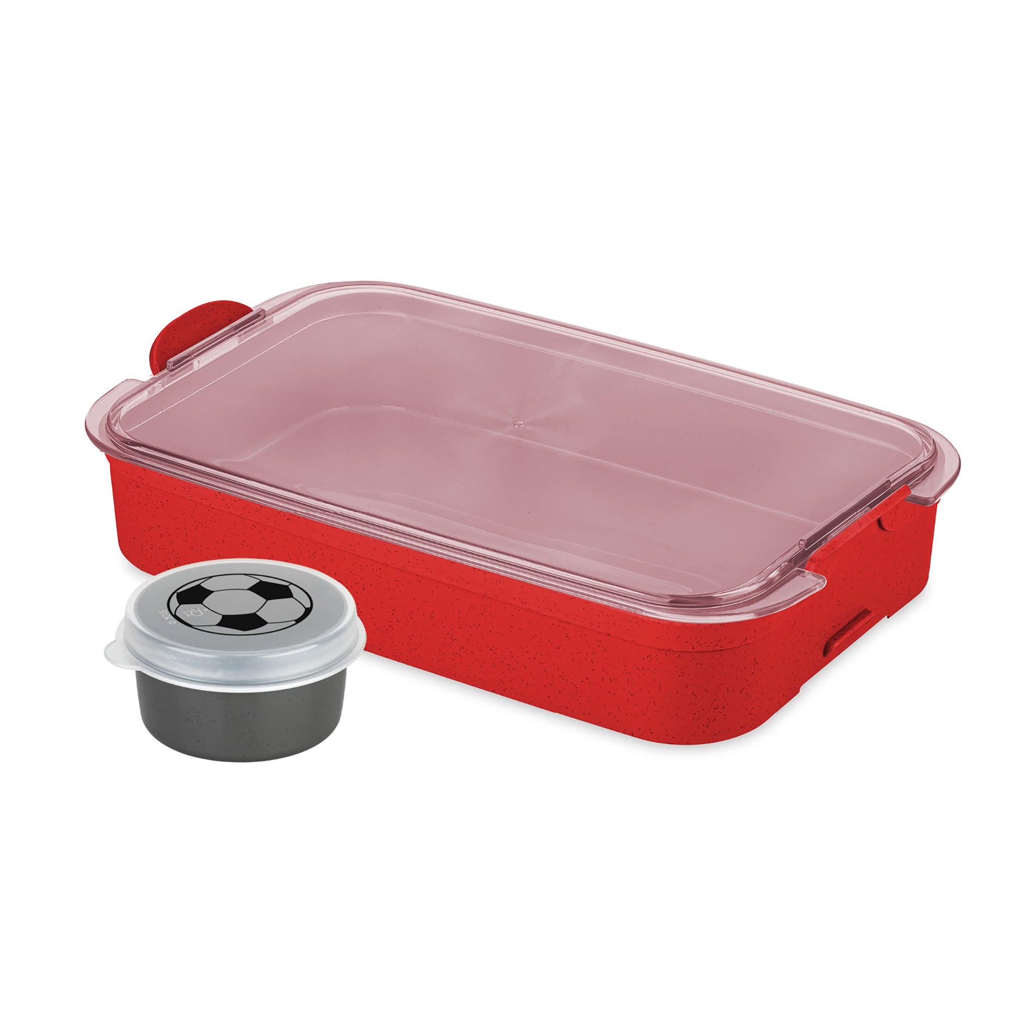 koziol Bentobox mit Deckel +bedruckte Dose STAKK BOX 0,7