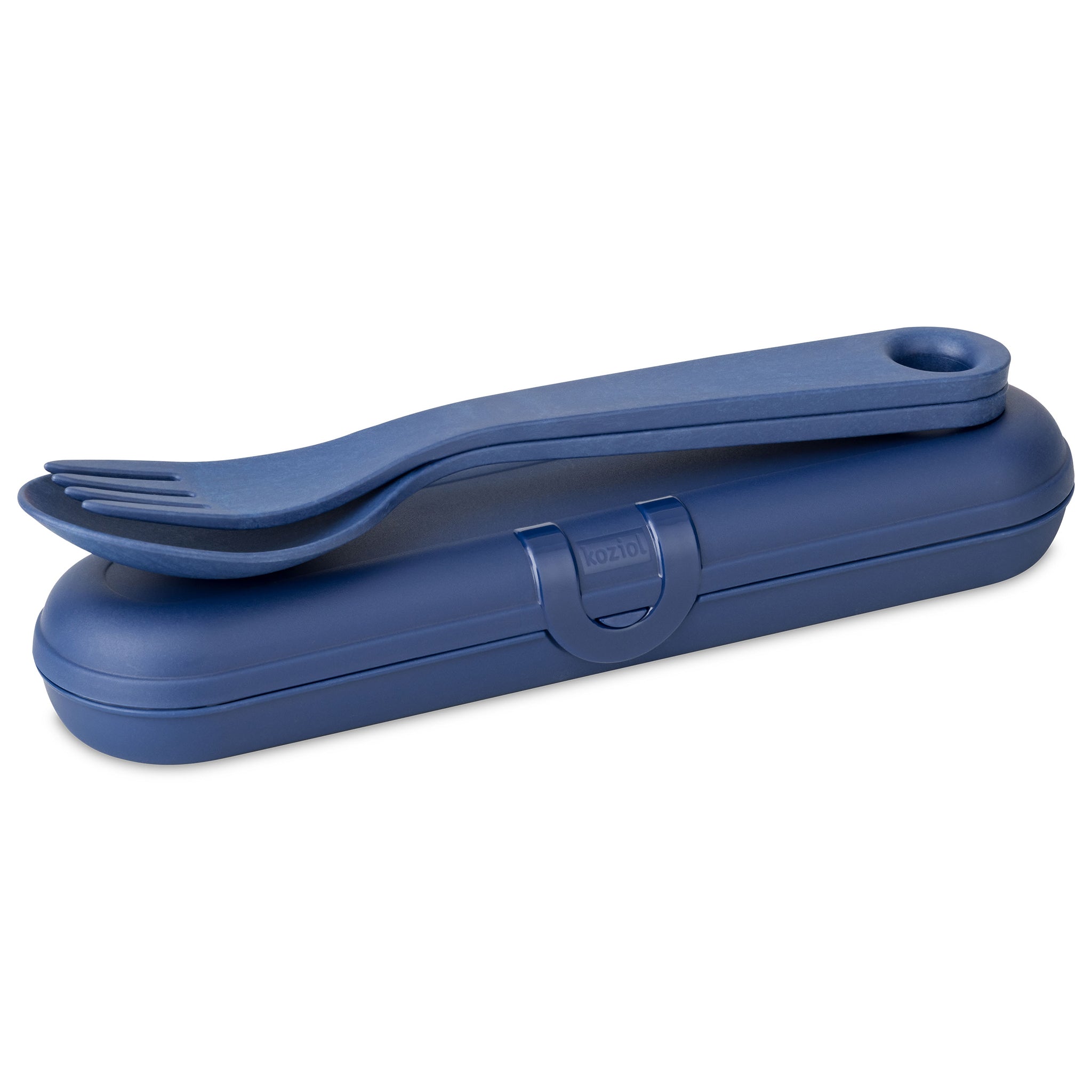 koziol Besteck Etui + Besteckset 2-teilig TWIST READY SNACK