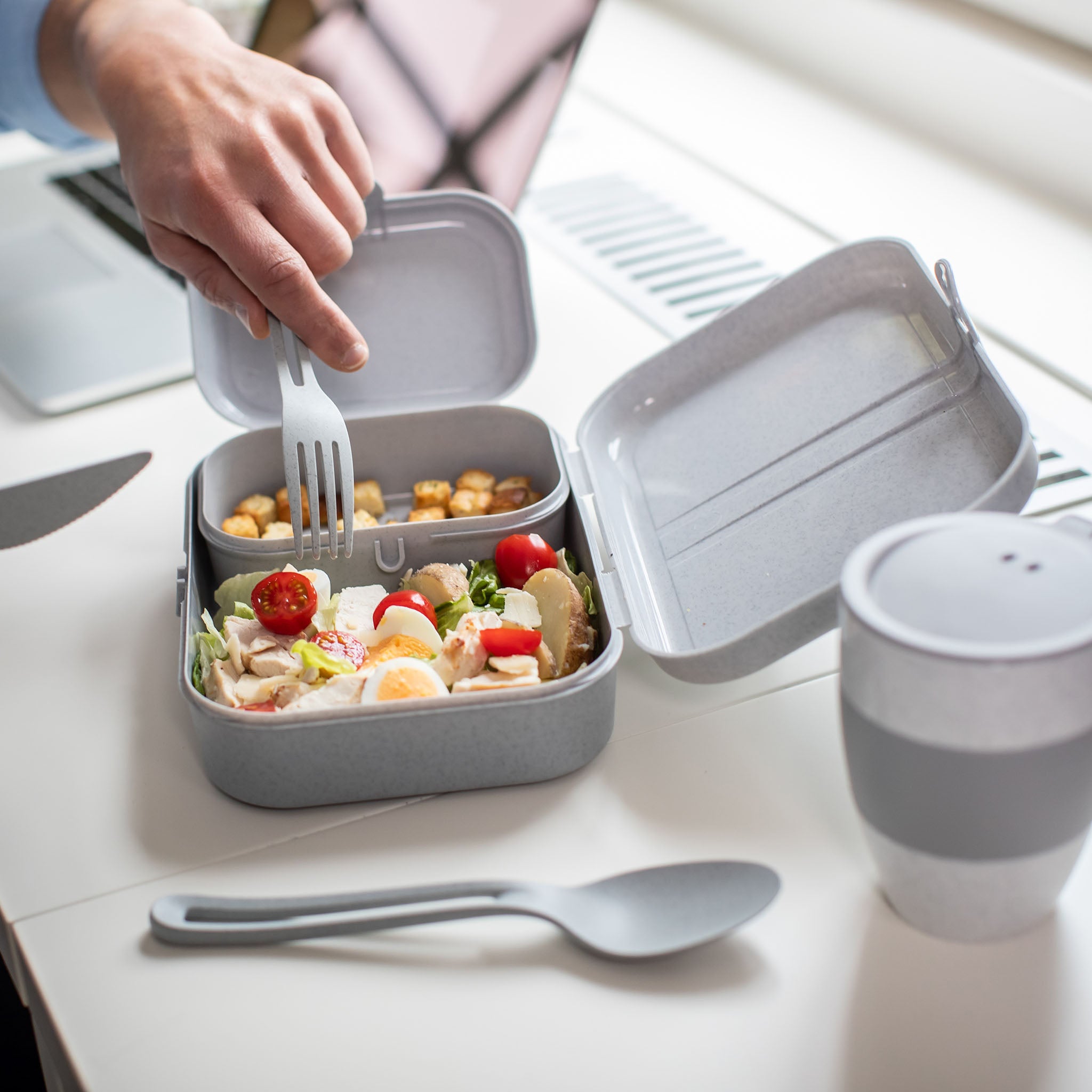 koziol Besteck-Set 3-teilig KLIKK