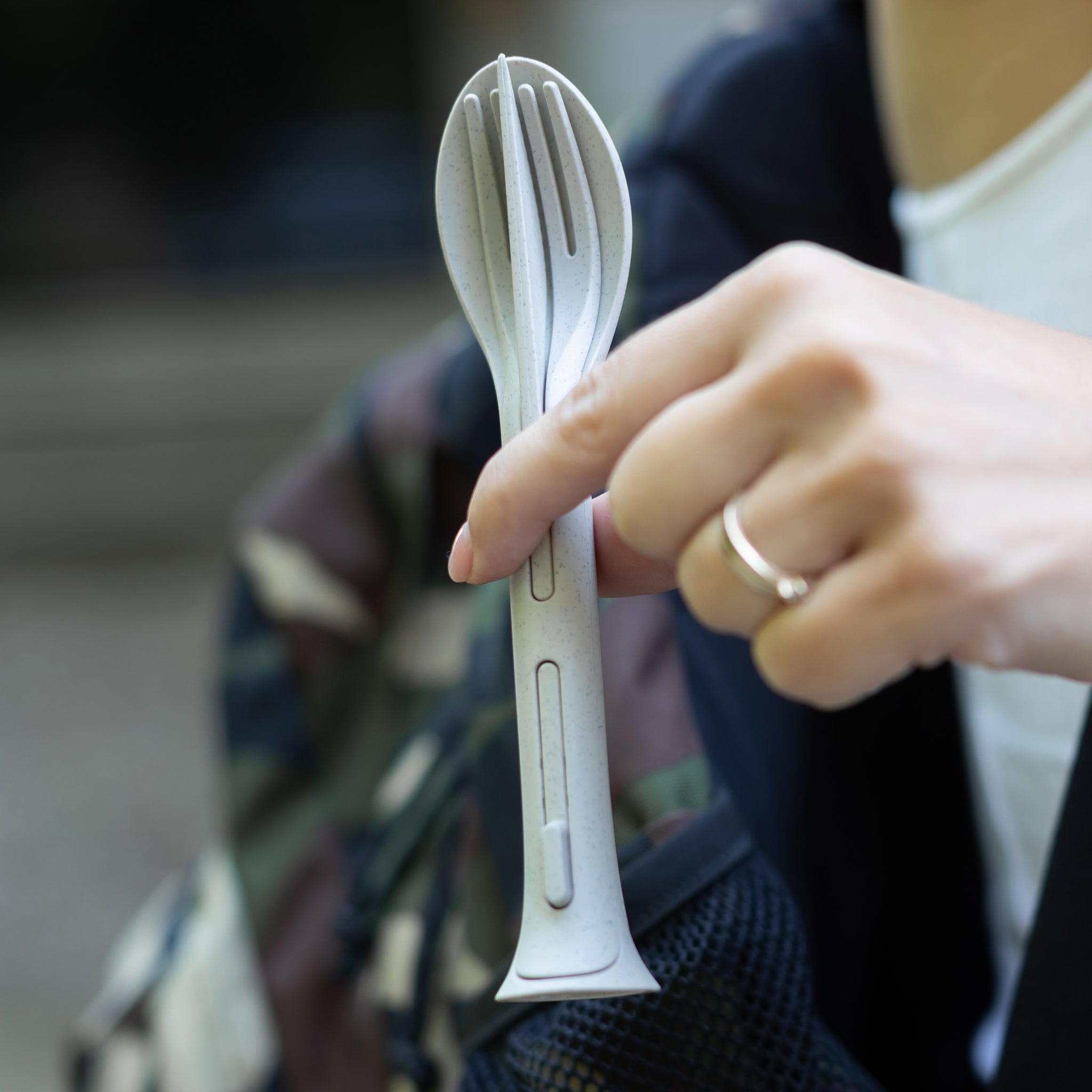 koziol Besteck-Set 3-teilig KLIKK POCKET