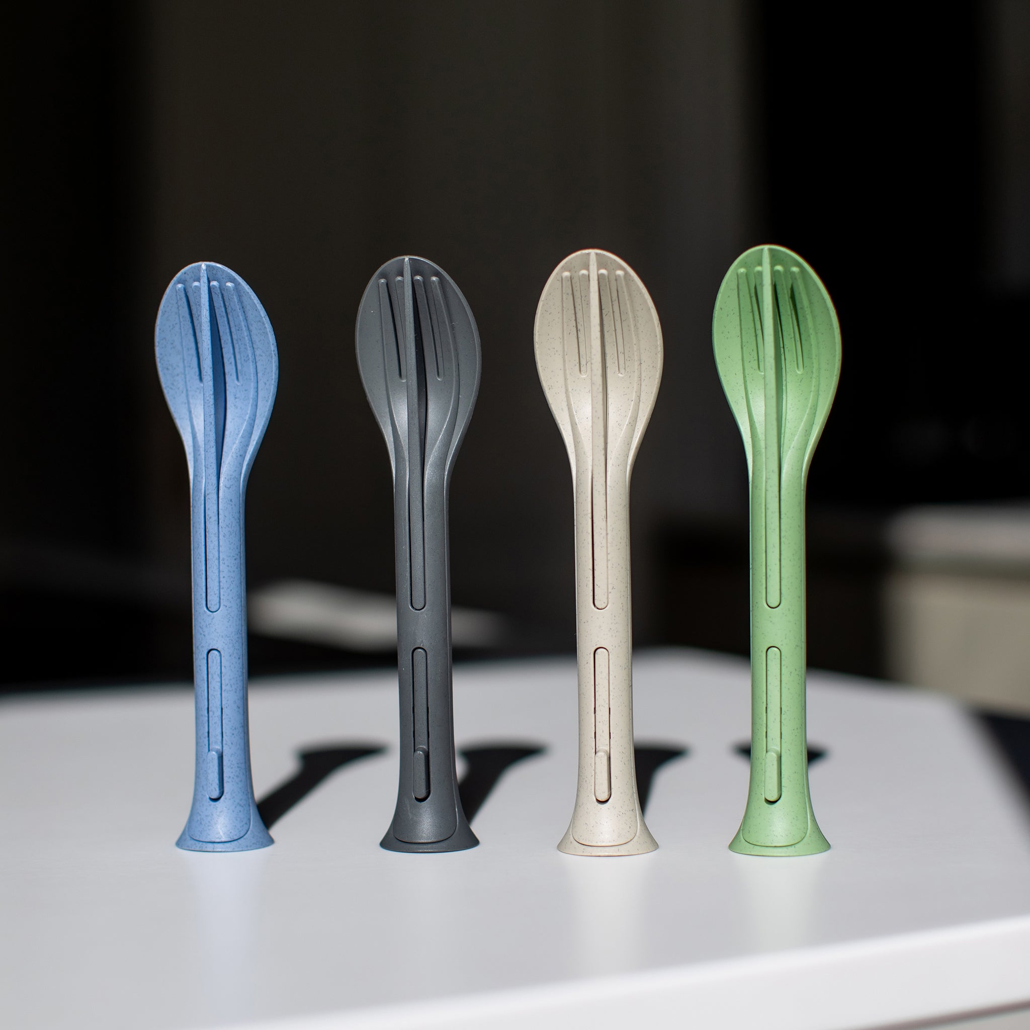 koziol Besteck-Set 3-teilig KLIKK POCKET