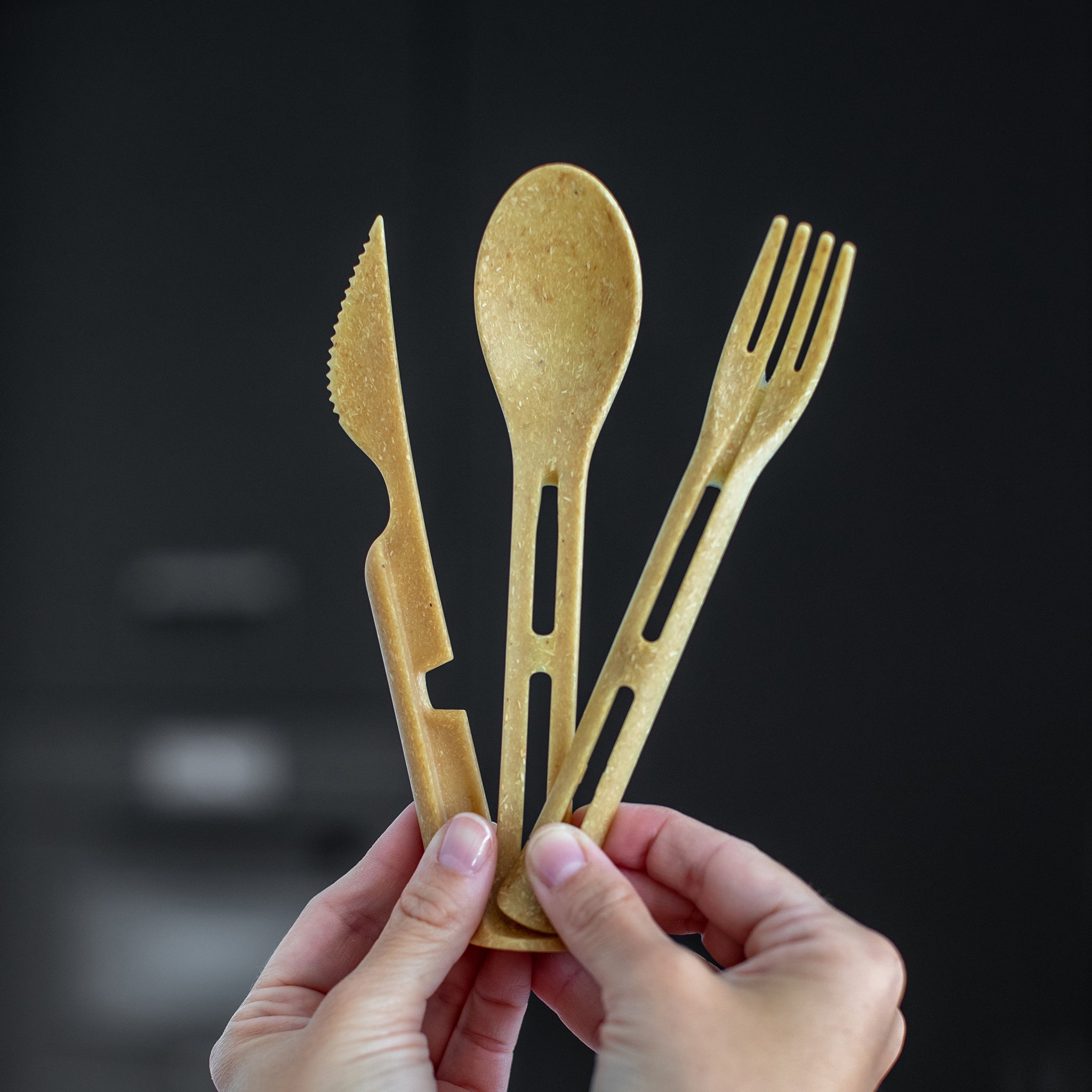 koziol Besteck-Set 3-teilig KLIKK POCKET