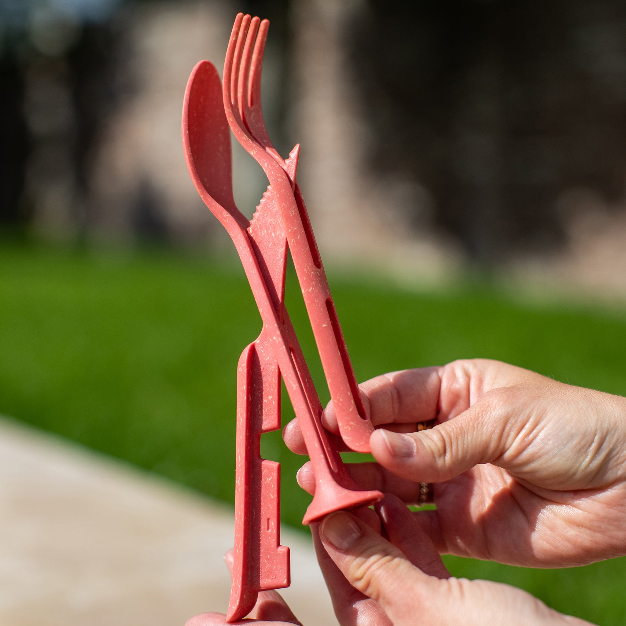 koziol Besteck-Set 3-teilig KLIKK POCKET