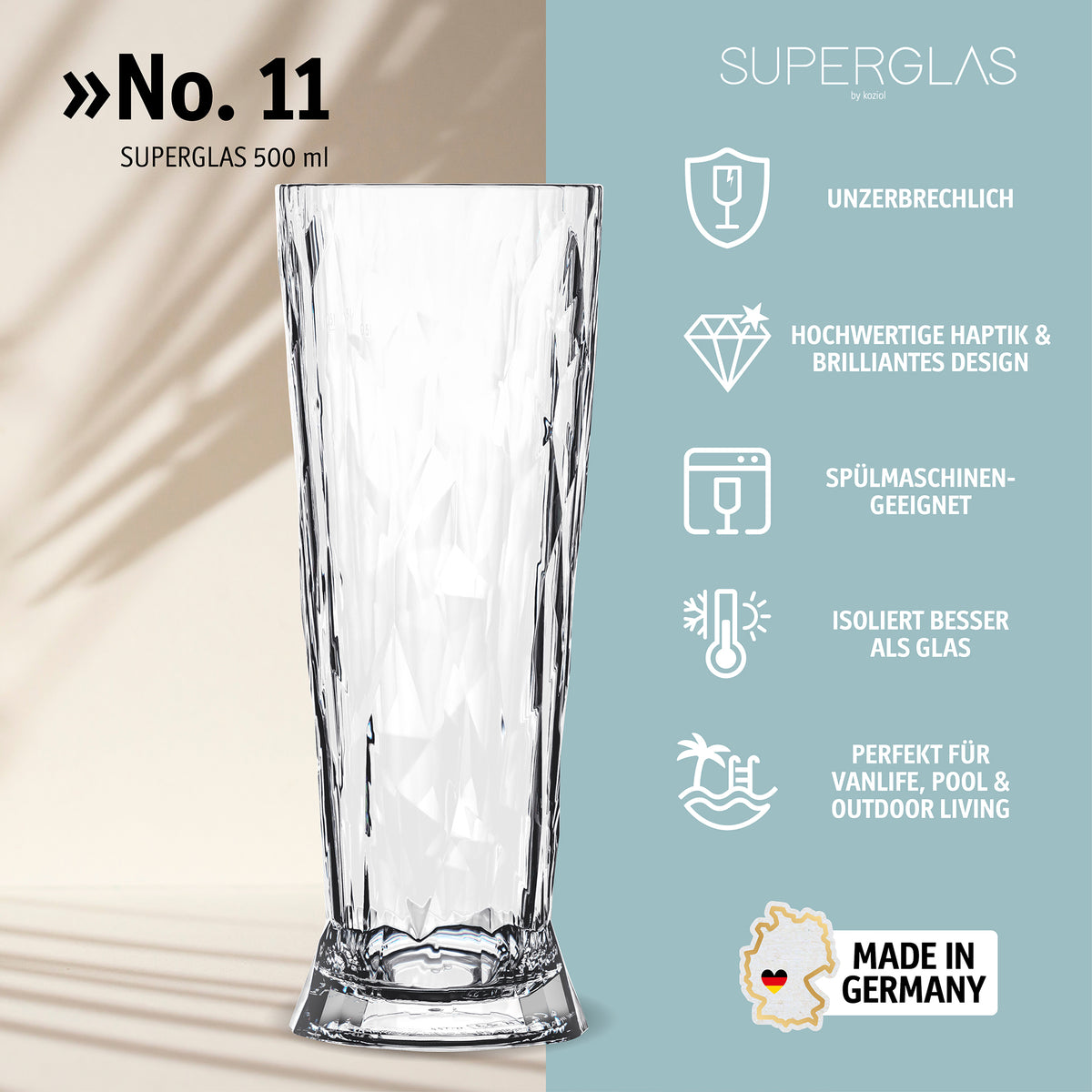 Beer Glass 2-piece Set Superglas No. 11