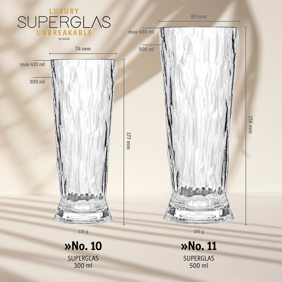 Beer Glass 2-piece Set Superglas No. 11