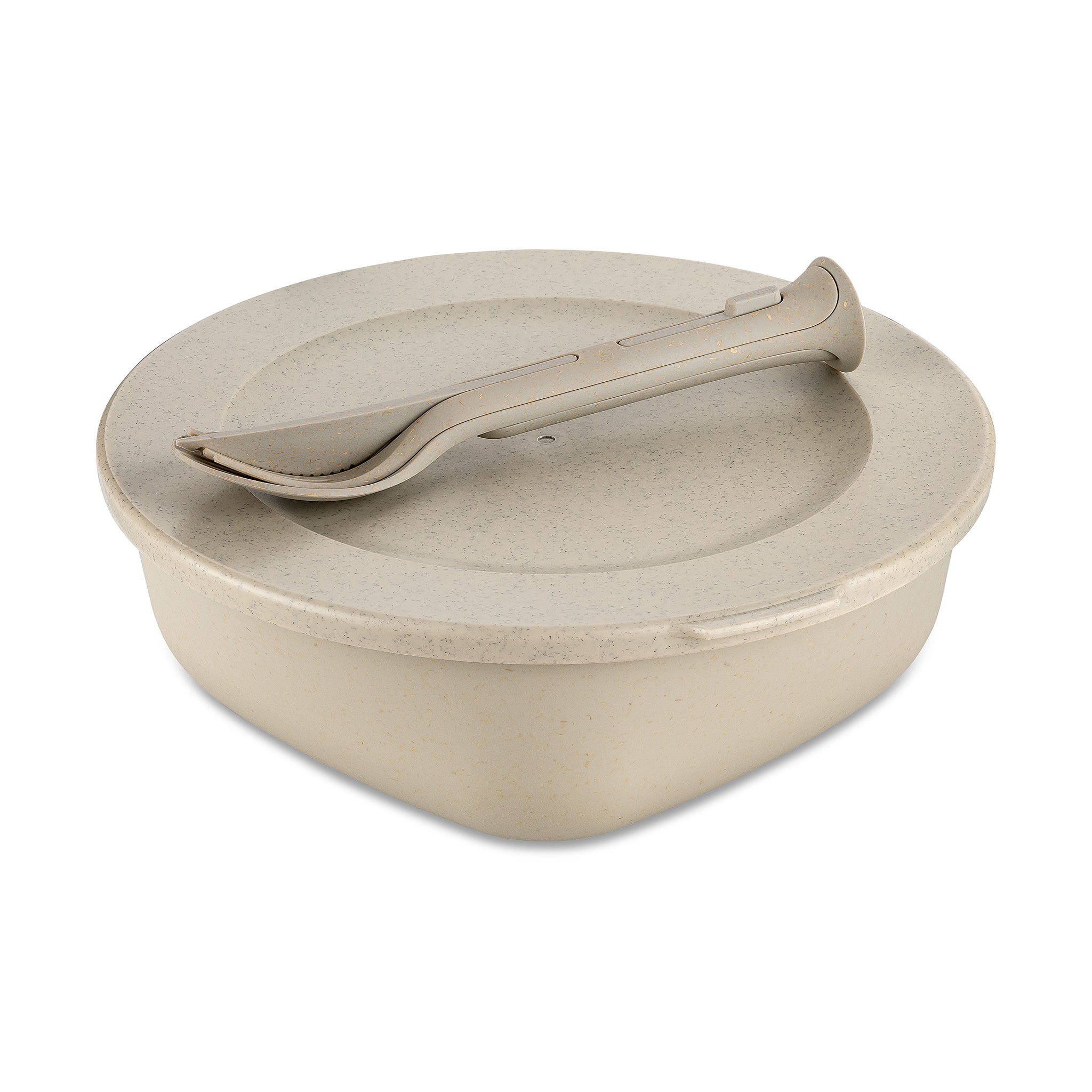 koziol Box mit Deckel + Besteckset CONNECT BOX READY 1,3