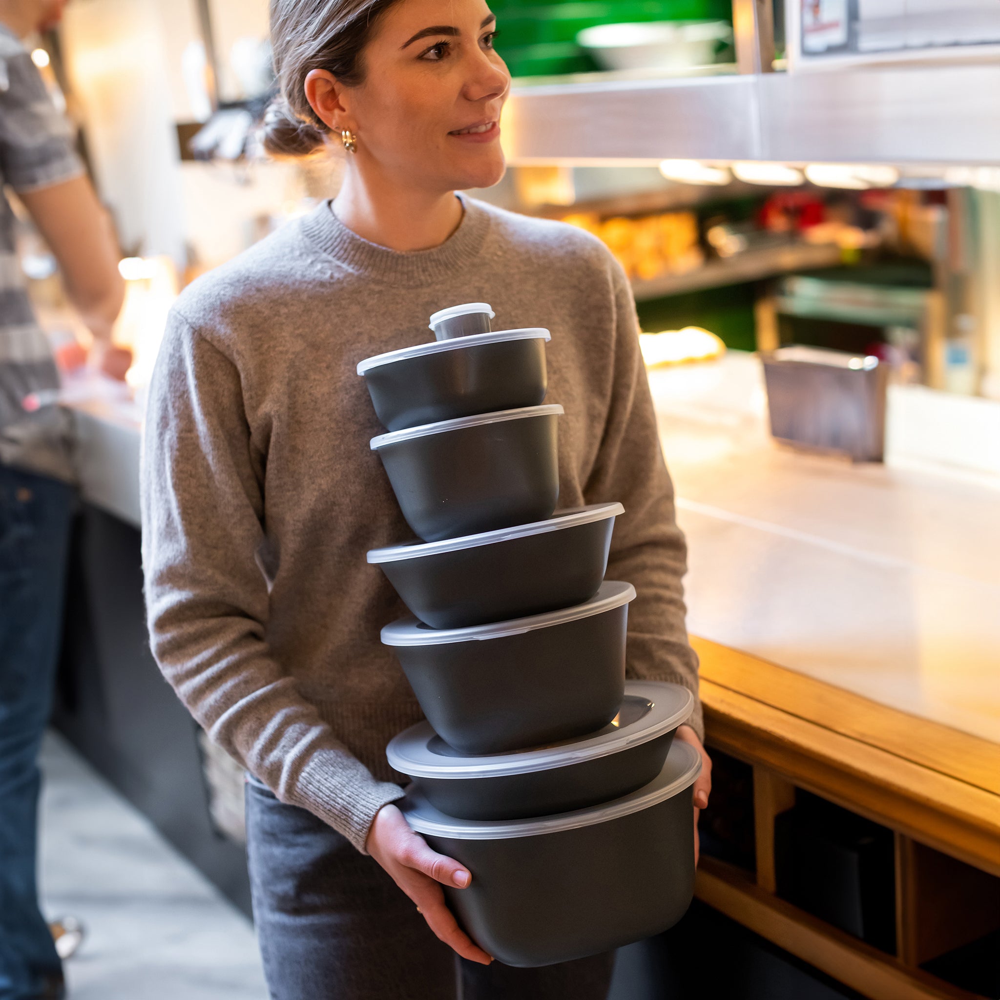 koziol Box mit transparentem Deckel CONNECT BOX 0,7