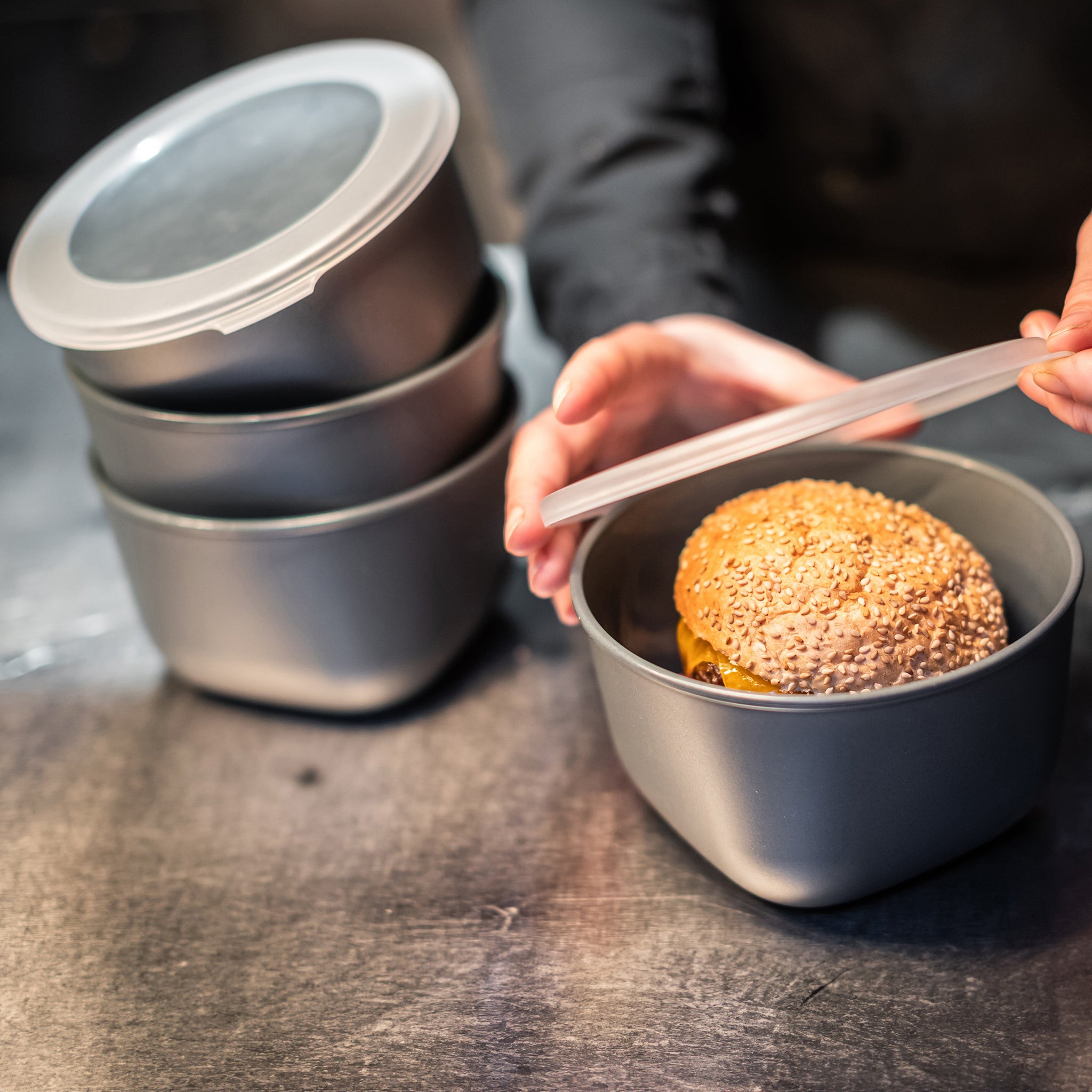 koziol Box mit transparentem Deckel CONNECT BOX 1