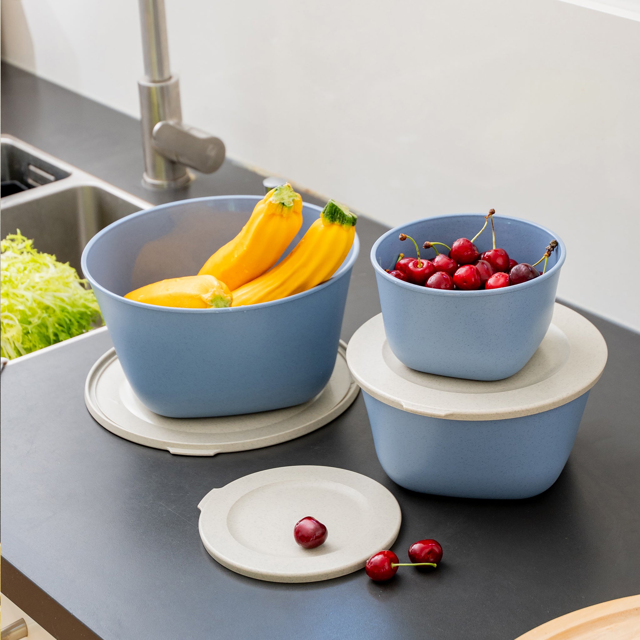 koziol Box Set mit Deckel CONNECT BOX SET STOCKHOLM