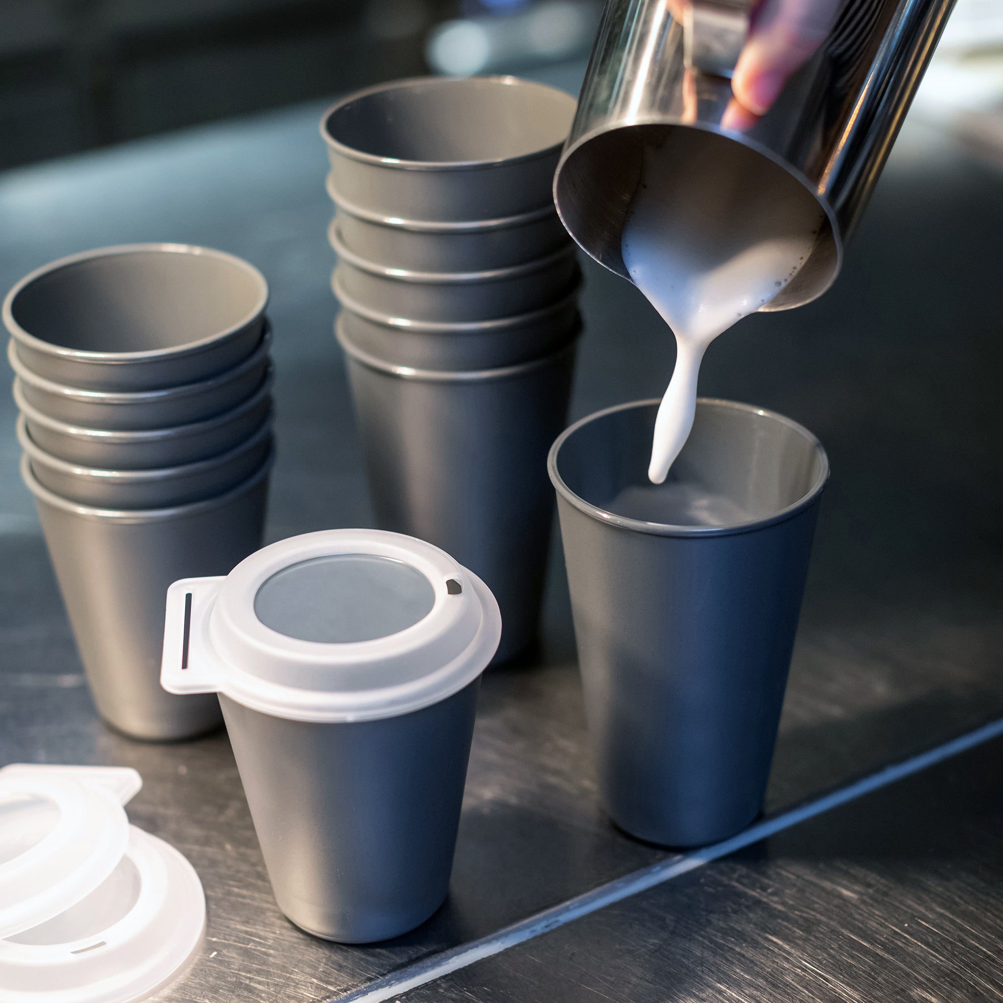 koziol Deckel für Becher 300-500ml mit Trinköffnung MOVE SIP LID