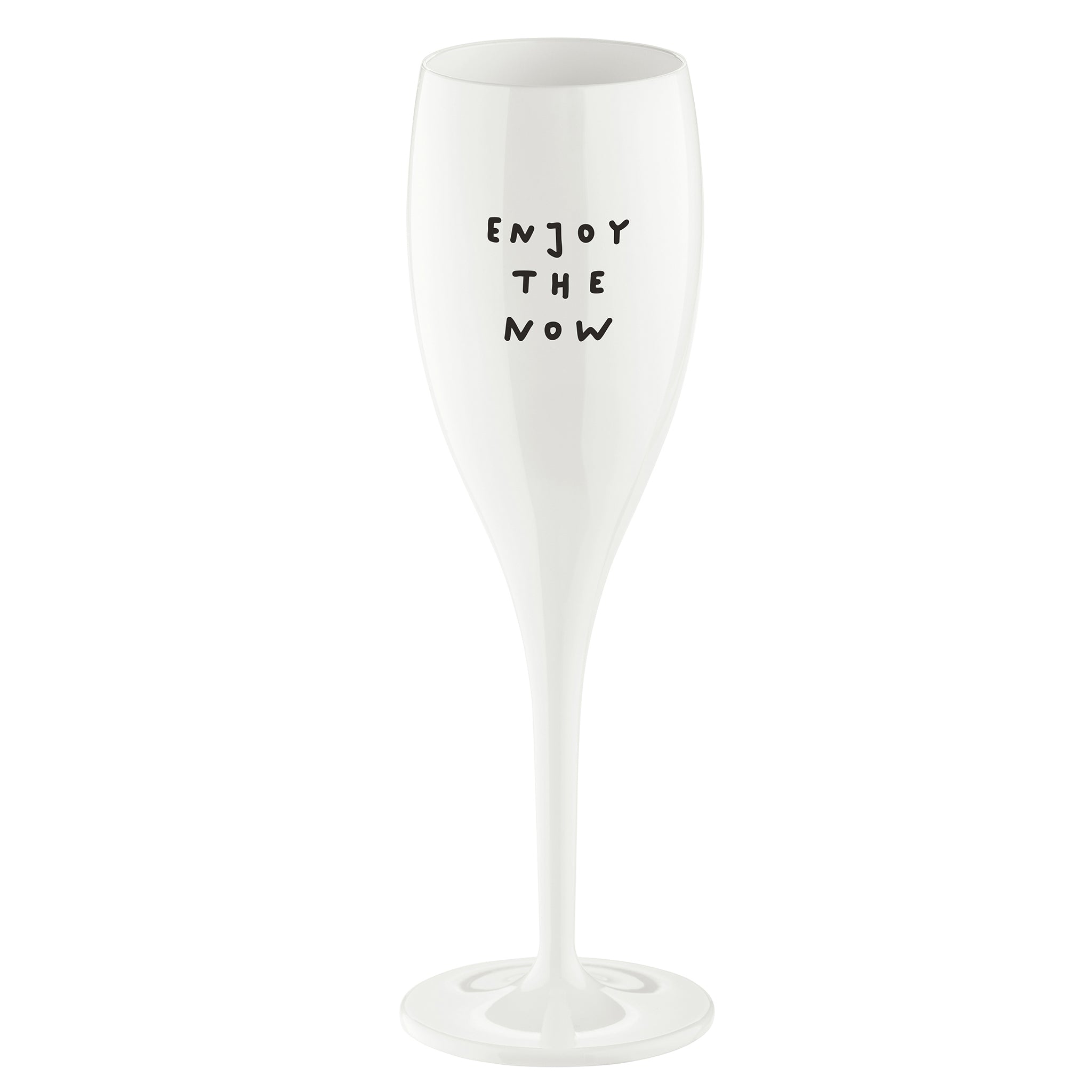 koziol Glas mit Druck CHEERS No. 1 ENJOY THE NOW