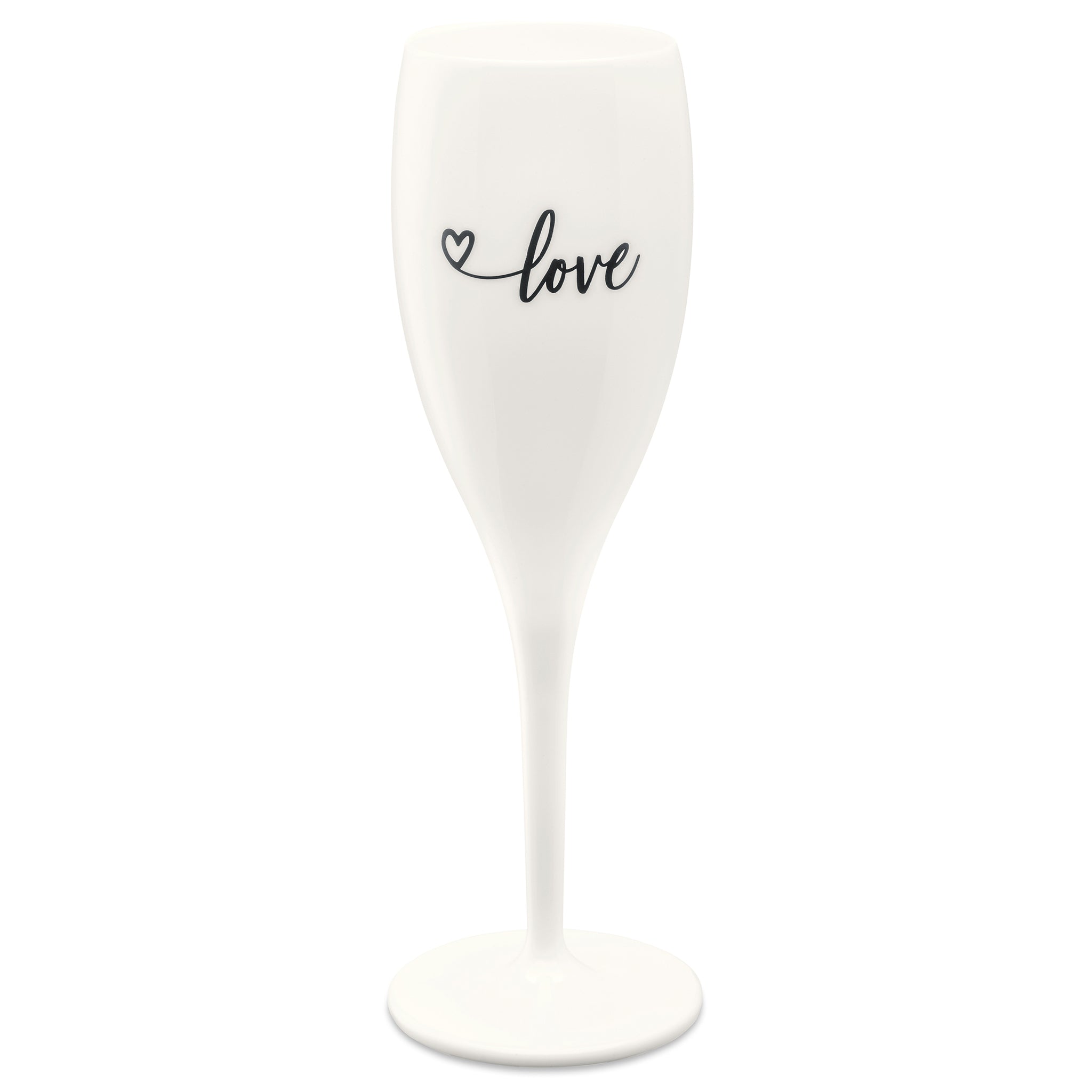 koziol Glas mit Druck CHEERS No. 1 LOVE 2.0