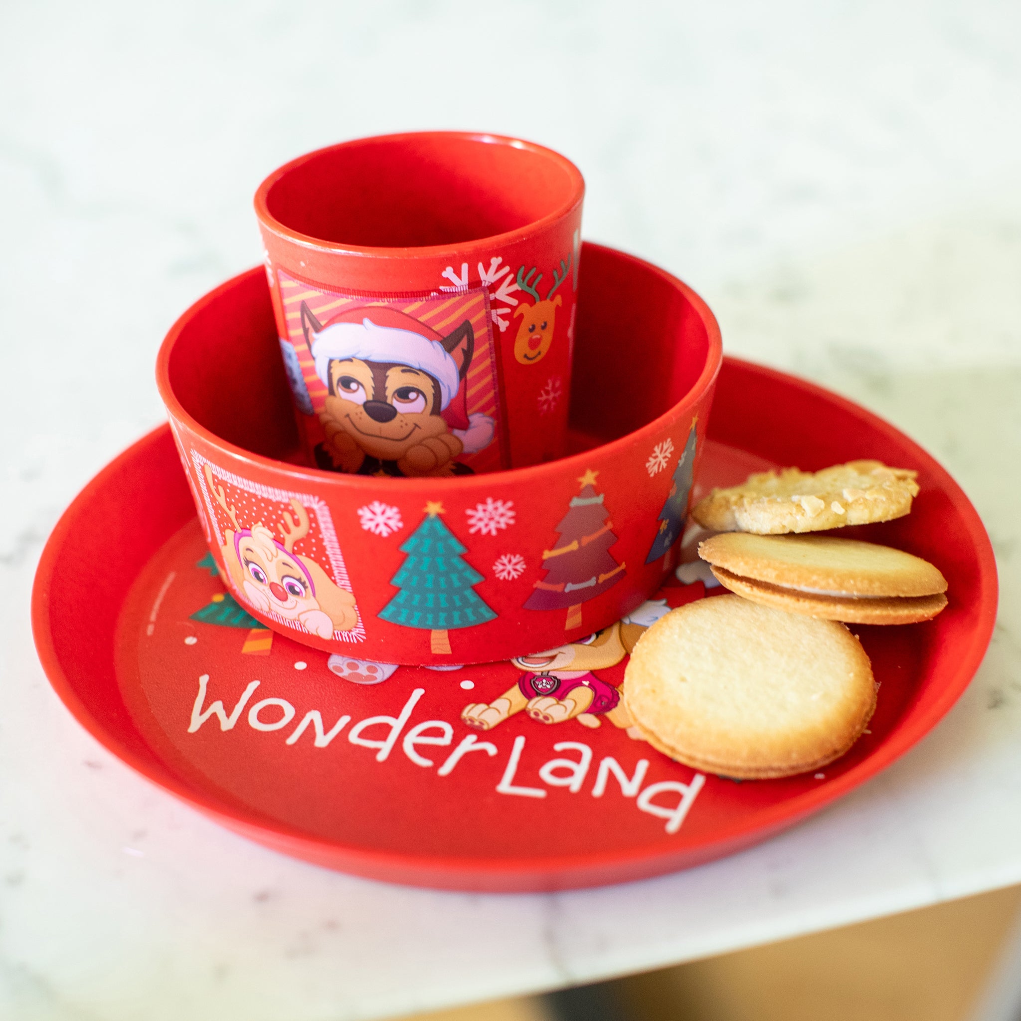 Kindergeschirr-Set CONNECT PAW PATROL WINTER WONDERLAND