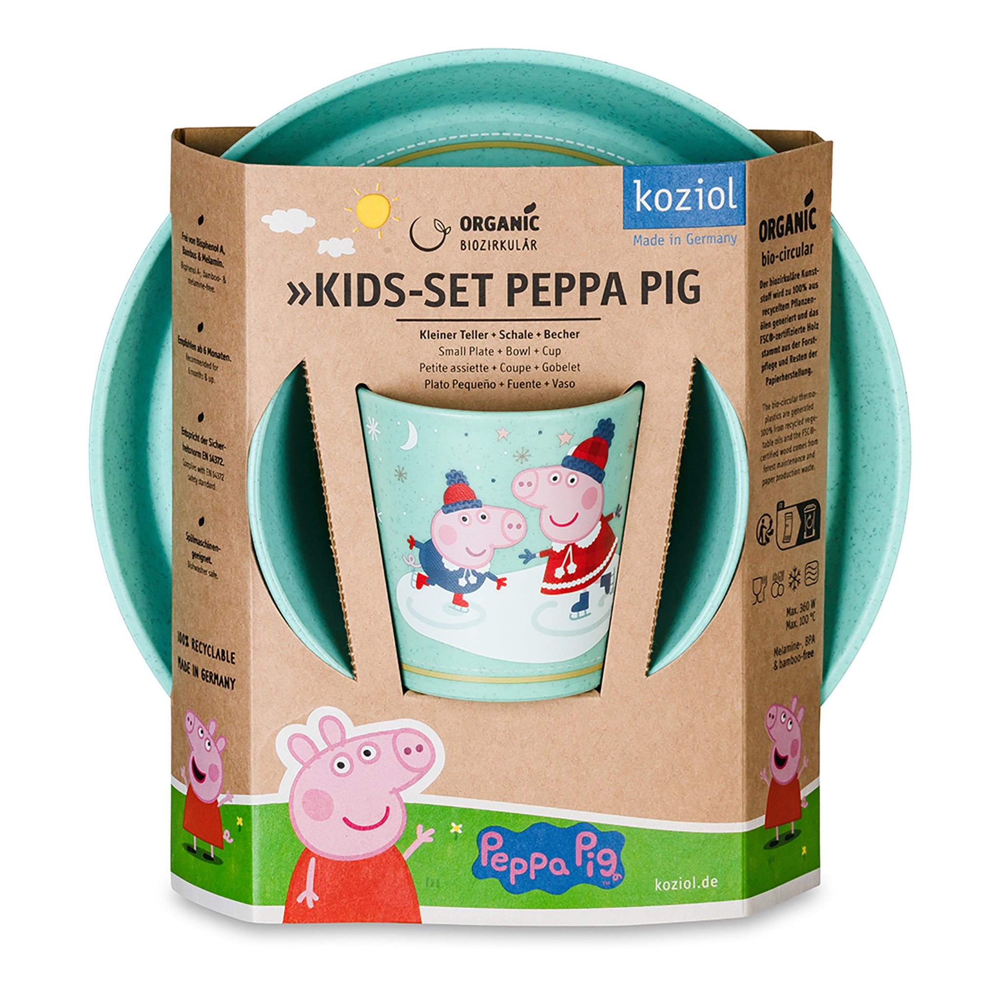 Children's tableware set CONNECT PEPPA PIG WINTER WONDERLAND