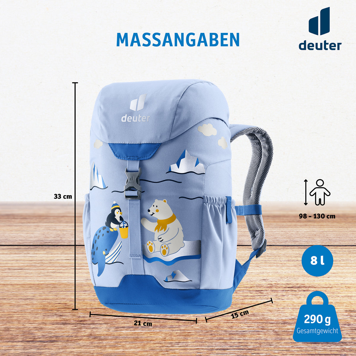 koziol Lunchbox-Set + Trinkflasche + Rucksack