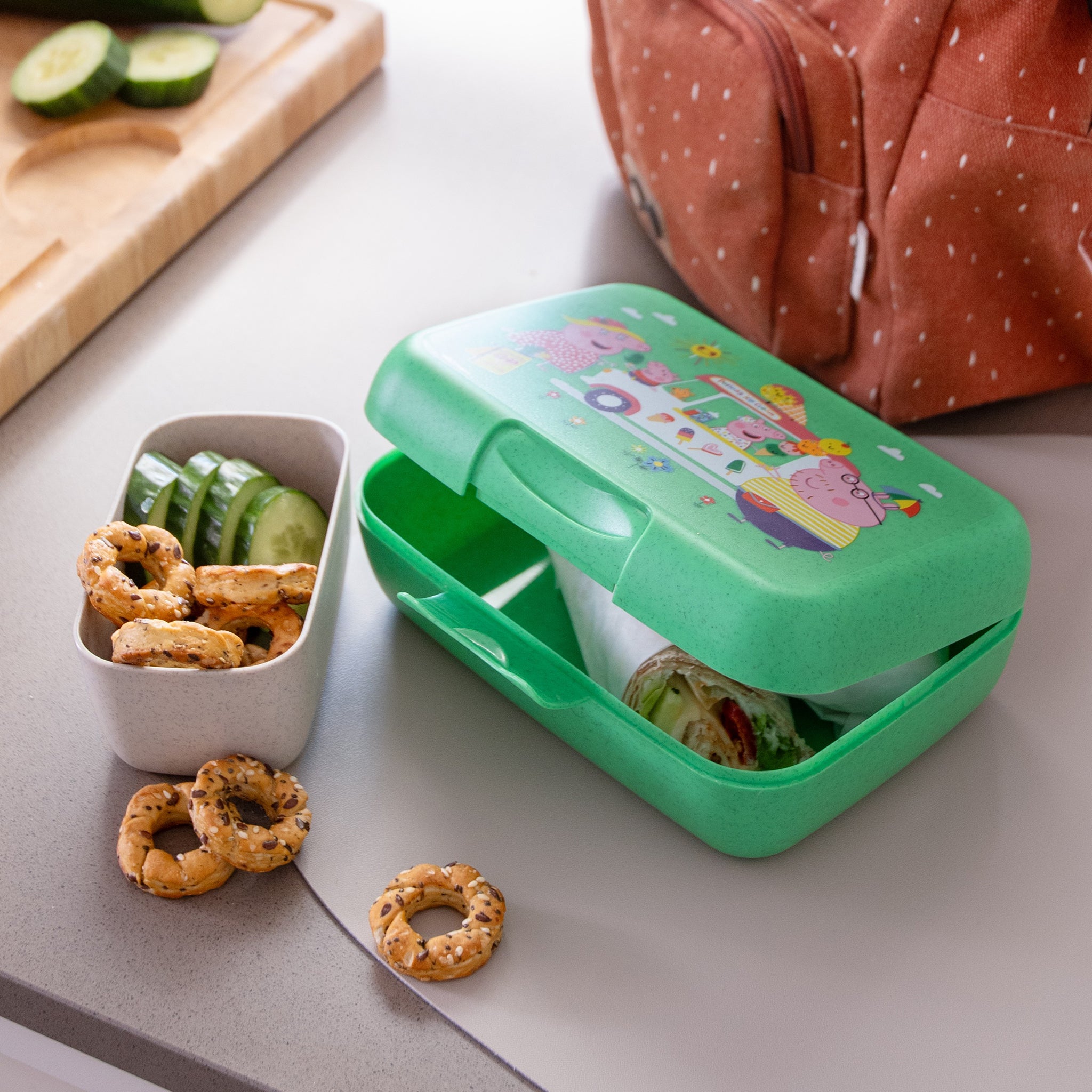 koziol Lunchbox mit Trennschale CANDY L PEPPA PIG POP