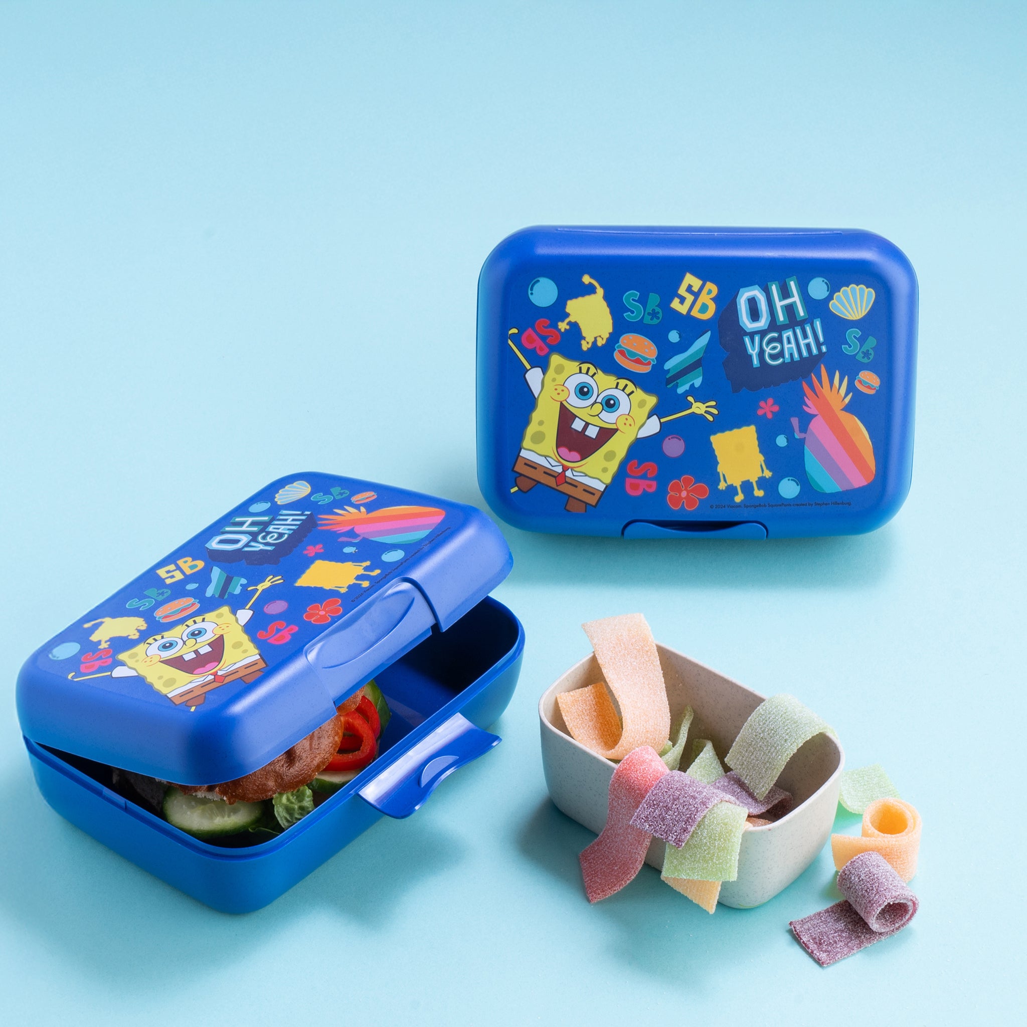 koziol Lunchbox mit Trennschale CANDY L SPONGEBOB SQUAREPANTS