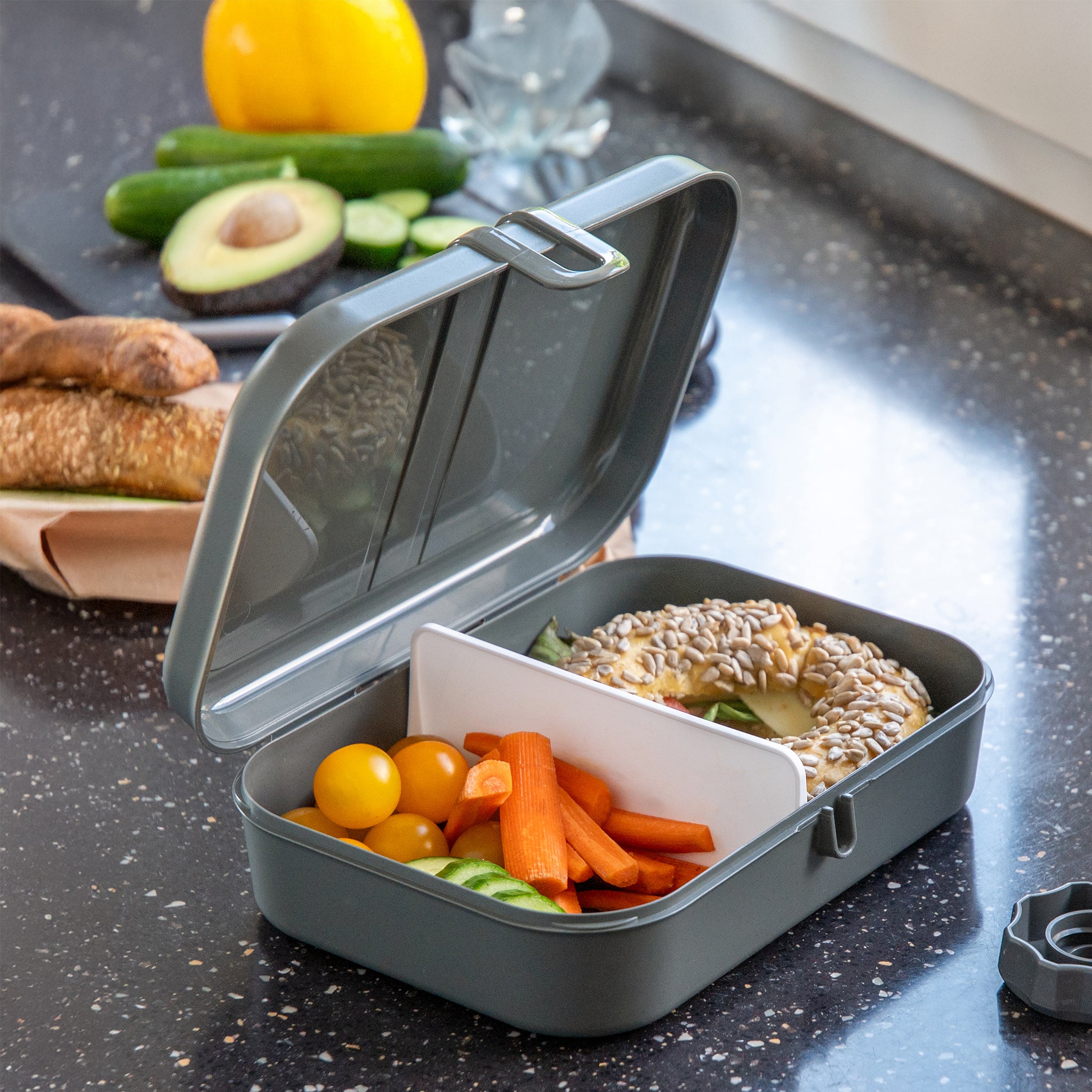 koziol Lunchbox mit Trennsteg PASCAL L