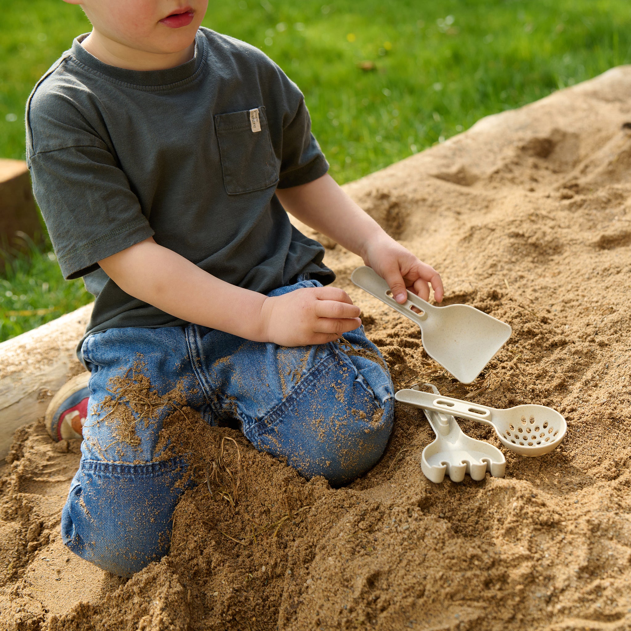 koziol Sandwerkzeug Set 3-teilig KLIKK SAND