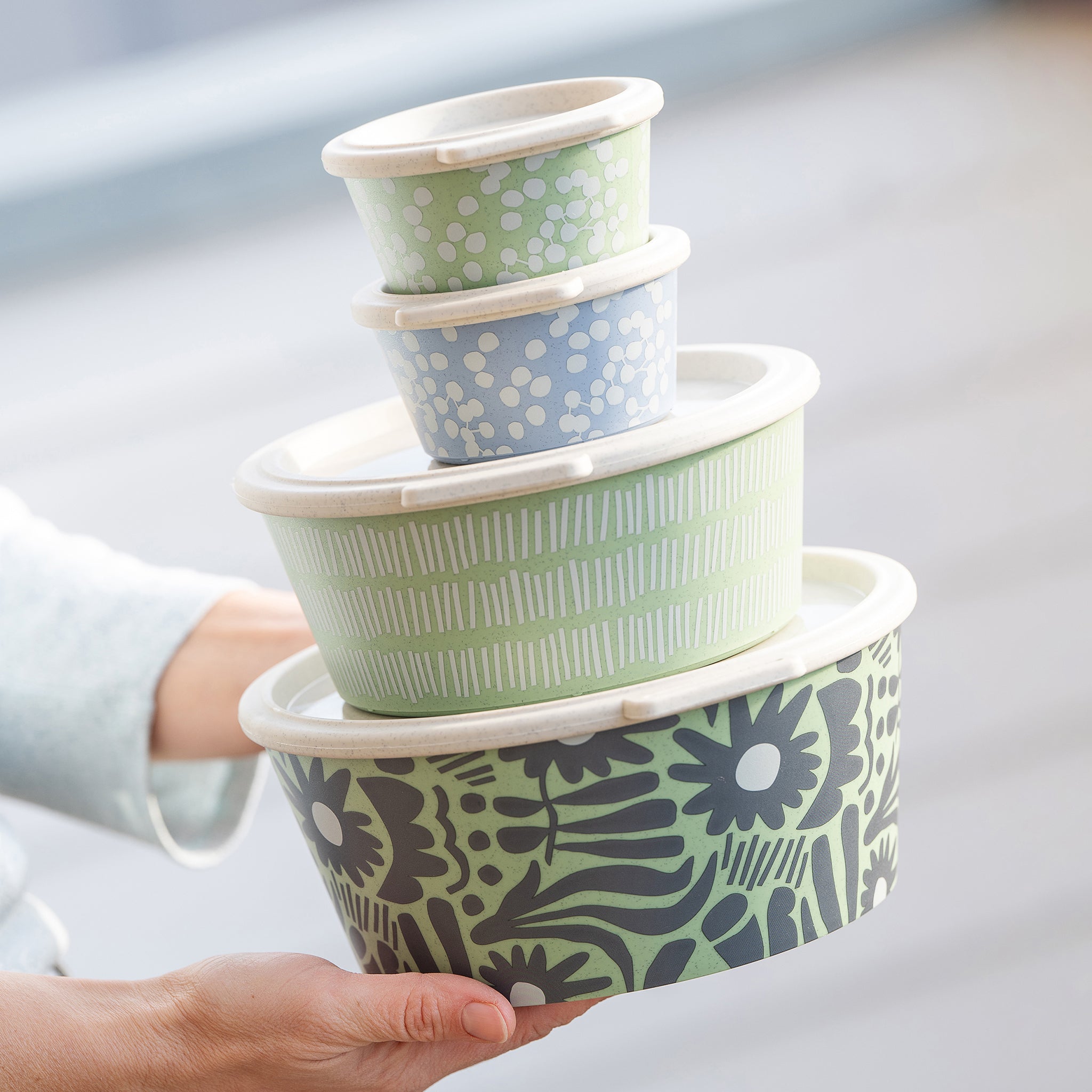 koziol Schale mit Deckel BLOMSTER BOX 1,3l LINE