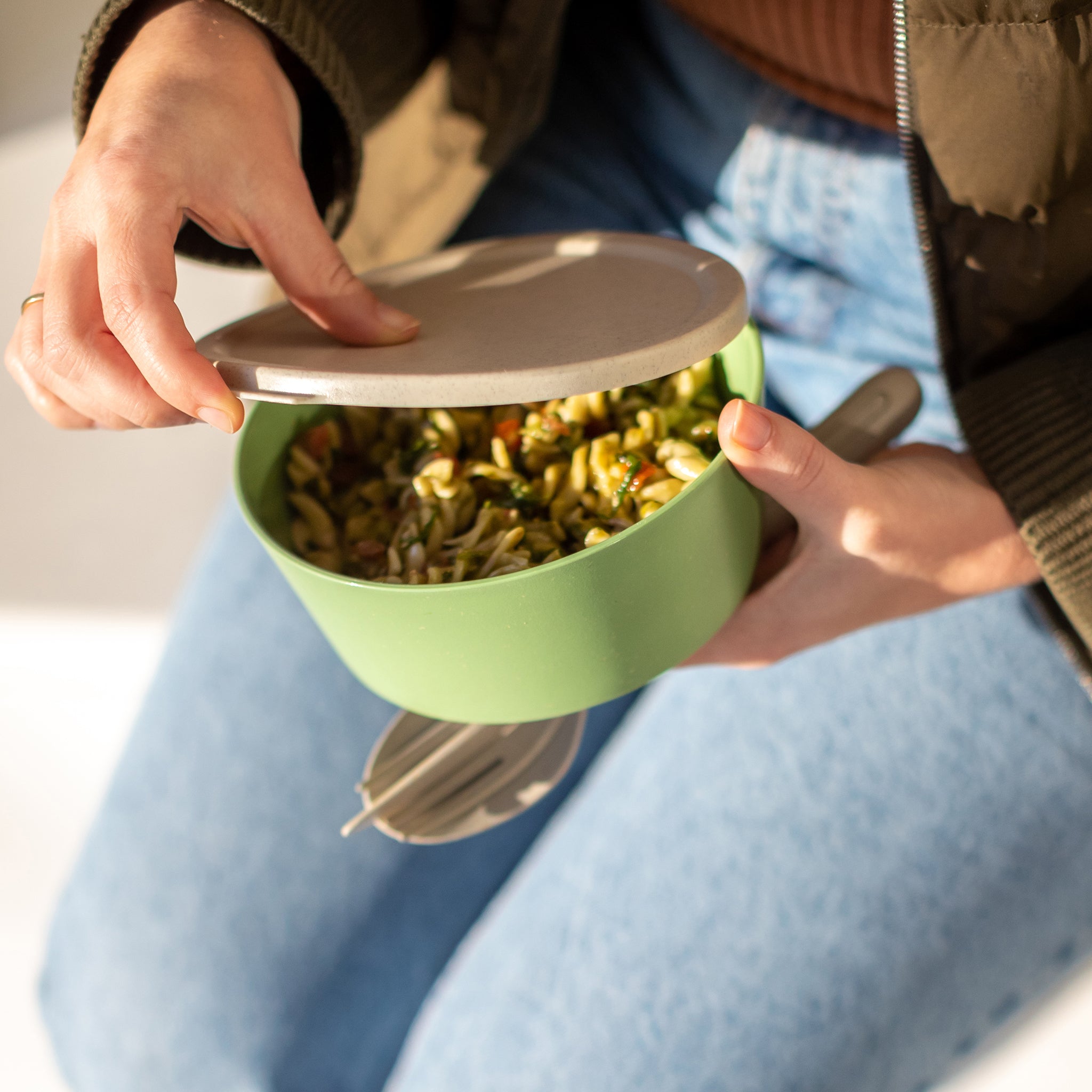 koziol Schale mit Deckel CONNECT BOWL 0,9