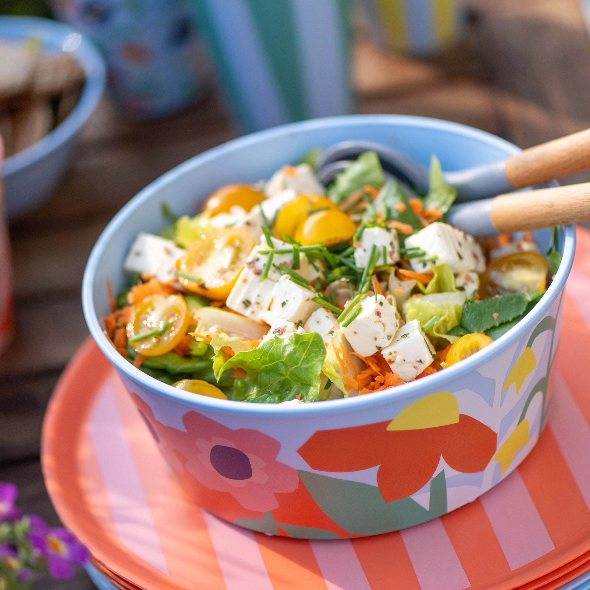 koziol Schale mit Deckel NORA BOX 1,3l BLOOMS