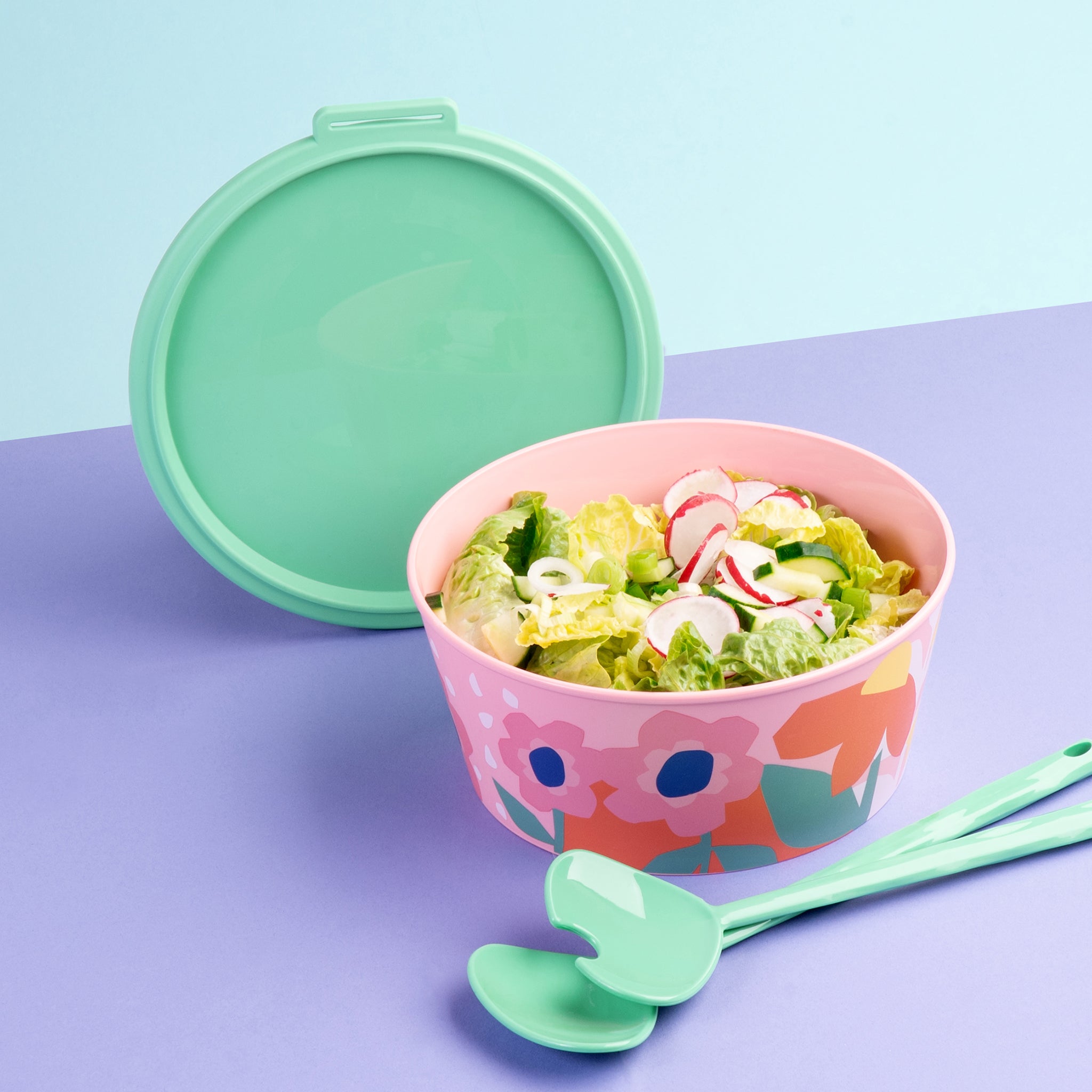 koziol Schale mit Deckel NORA BOX 2,2l BLOOMS