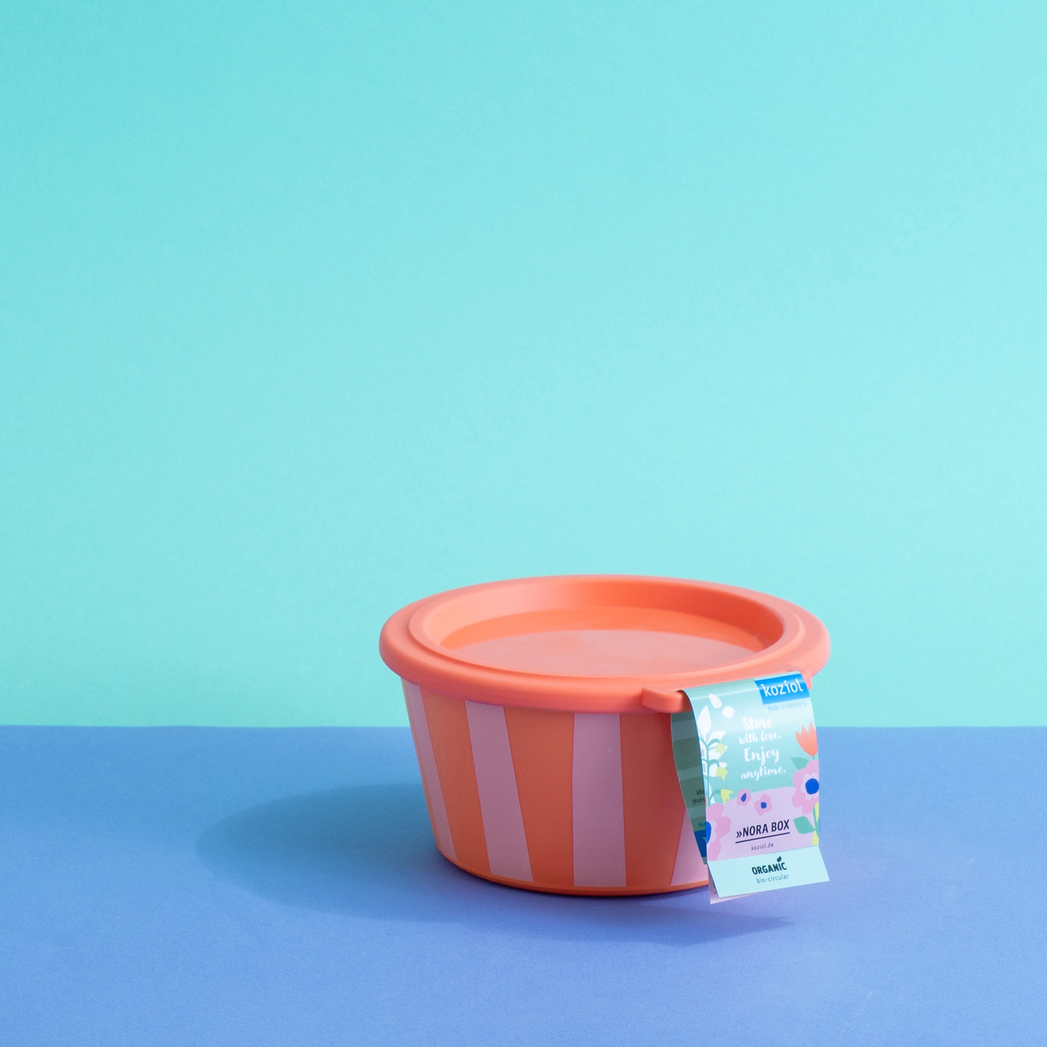 koziol Schale mit Deckel NORA BOX 700ml STRIPES