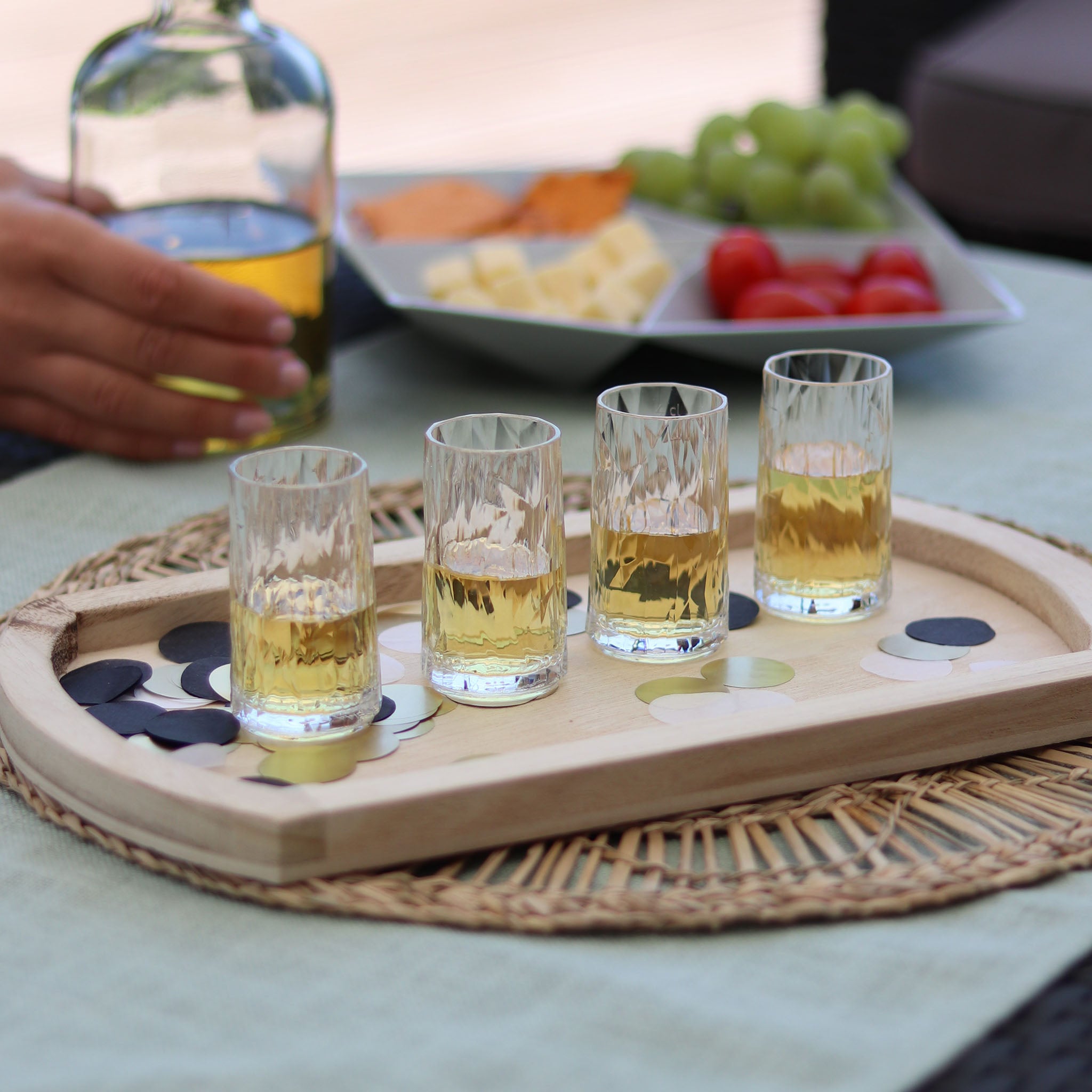 koziol Schnapsglas 4er set Superglas CLUB No. 7