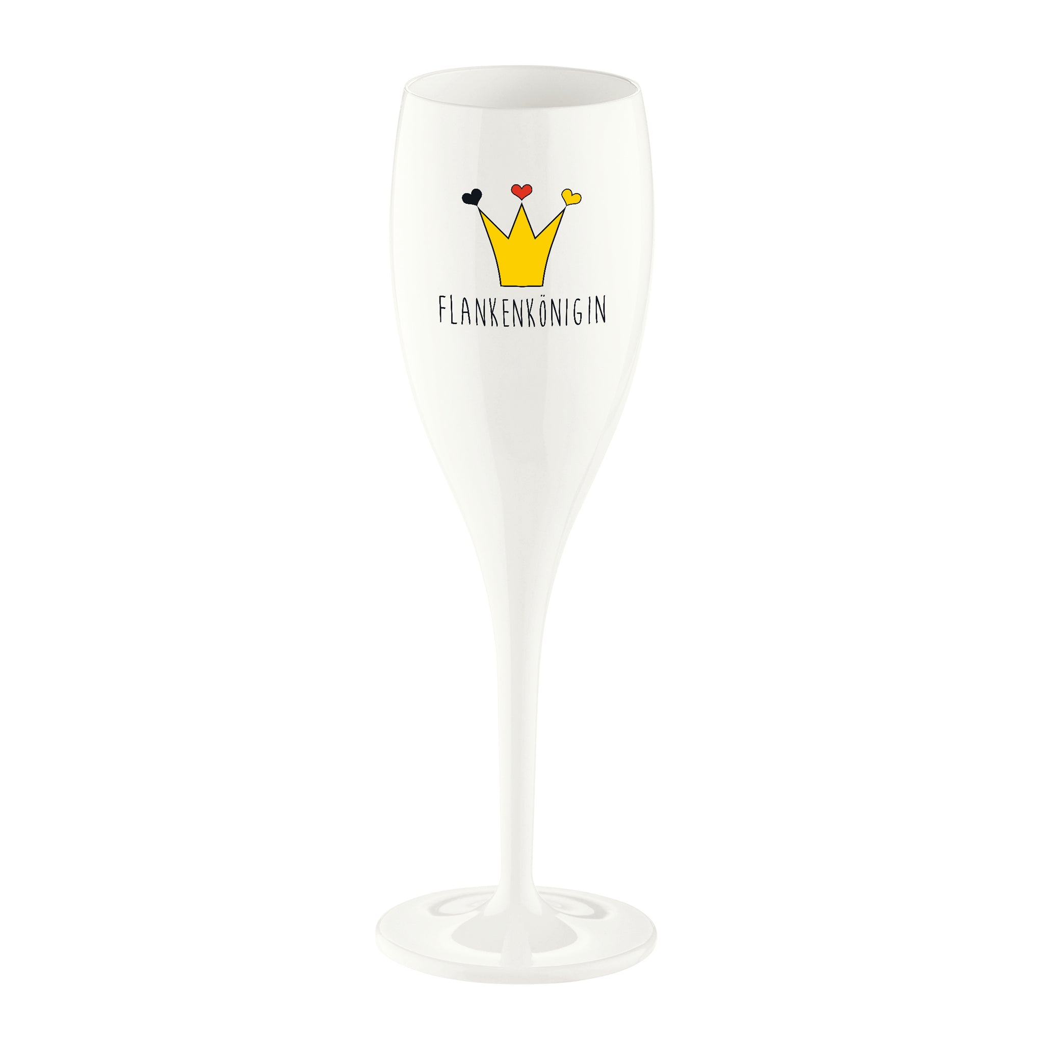 koziol Sektglas mit Druck CHEERS No. 1 FLANKENKOENIGIN