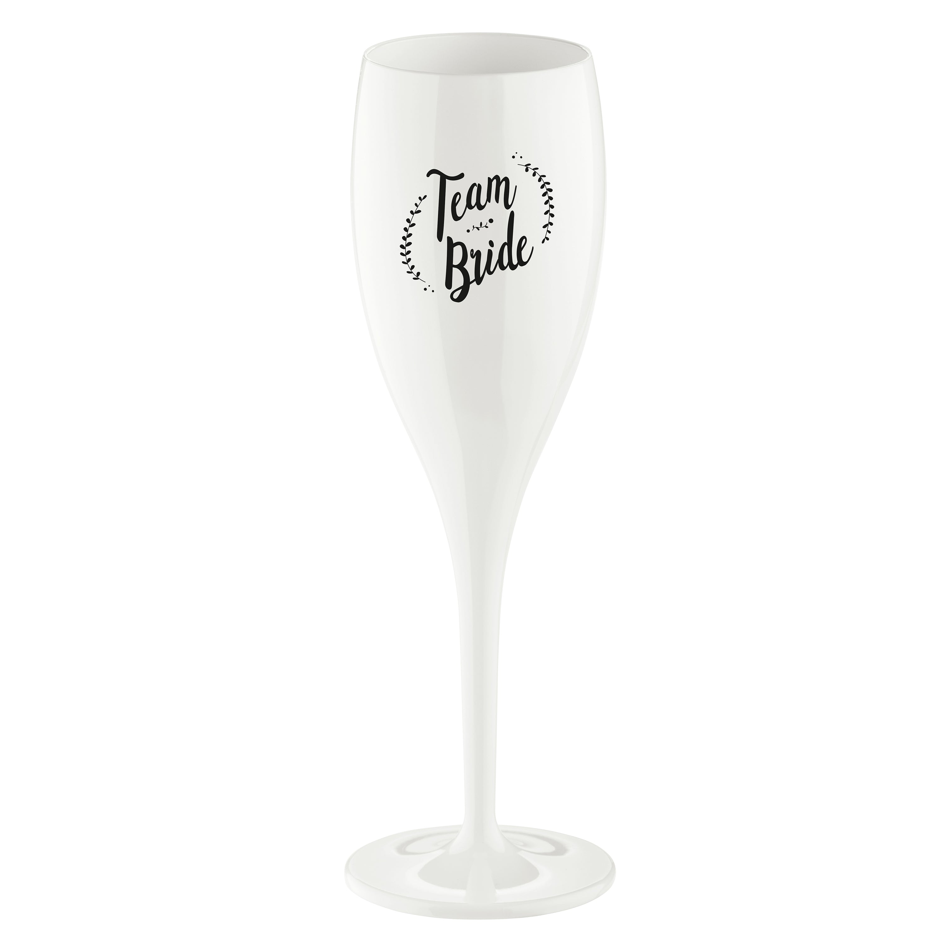 koziol Sektglas mit Druck CHEERS No. 1 TEAM BRIDE