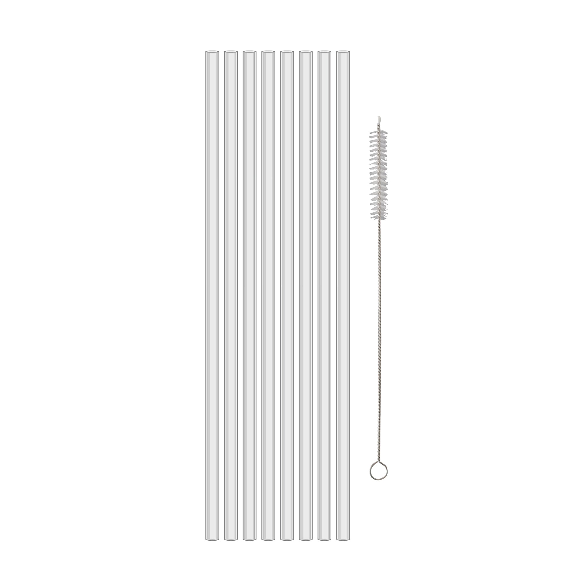 koziol Sicherheits-Trinkhalme mit Bürste CHEERS STRAWS