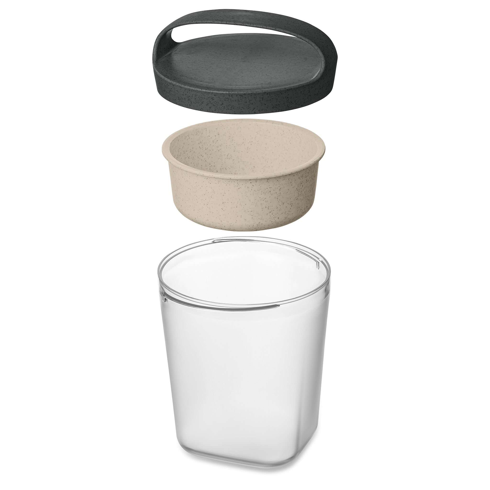 koziol Snackpot mit Einsatz und Deckel BUDDY 0,5