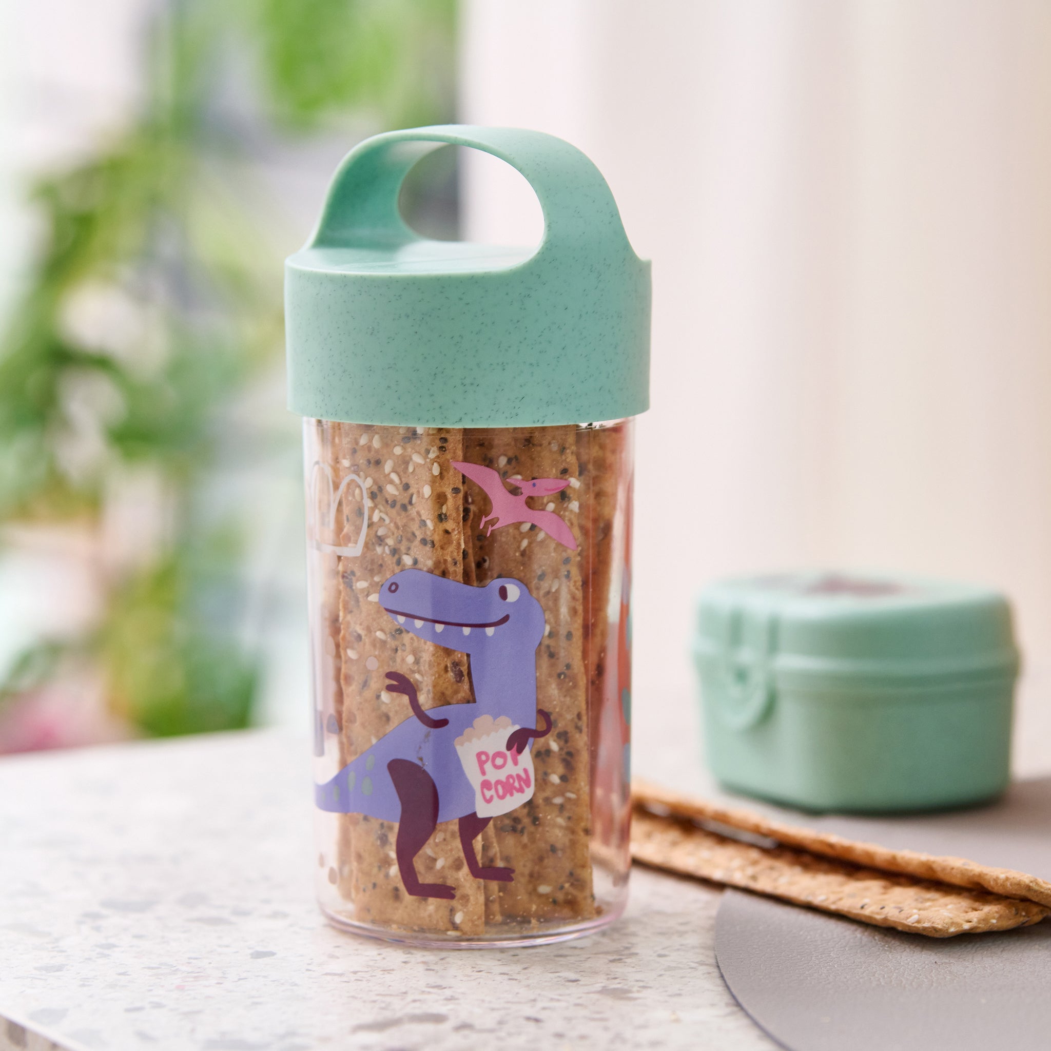 koziol Snackpot / Trinkflasche BUDDY SNACK 0,5 REX