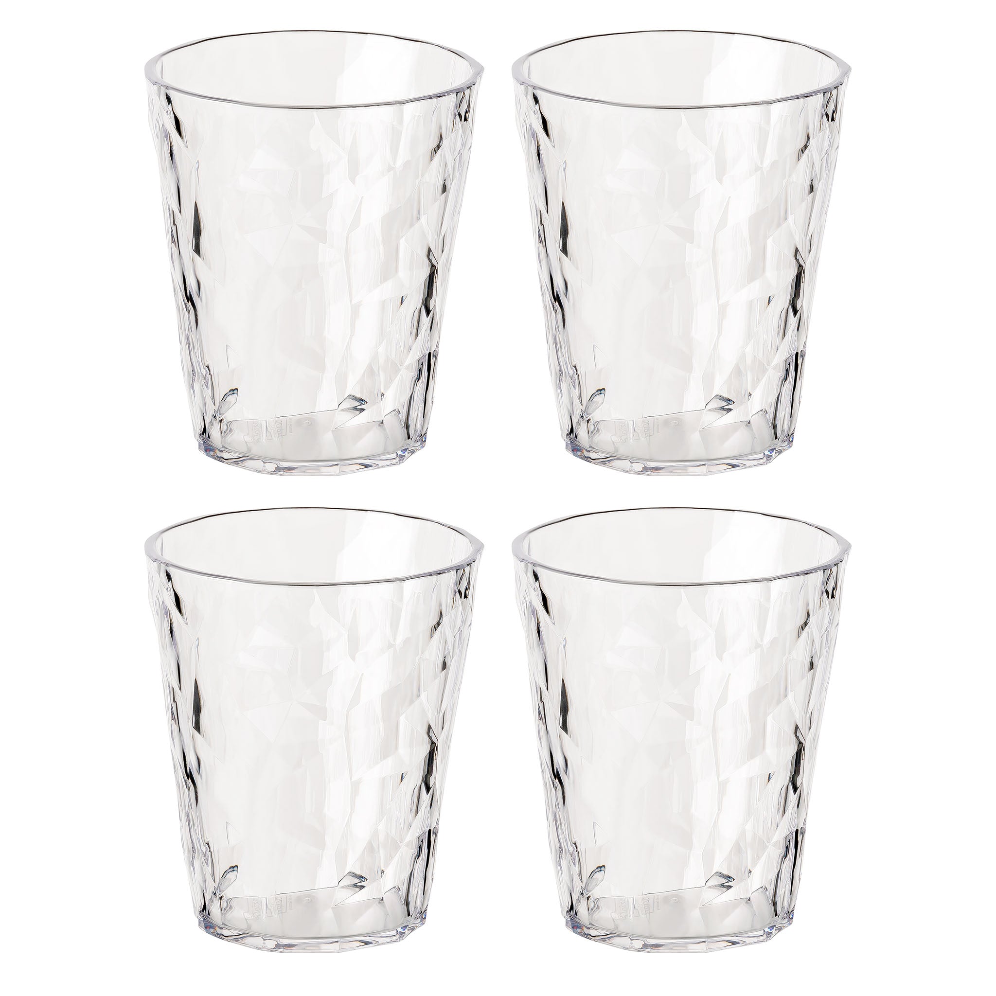 koziol Wasserglas 4er-set Superglas CLUB No. 1
