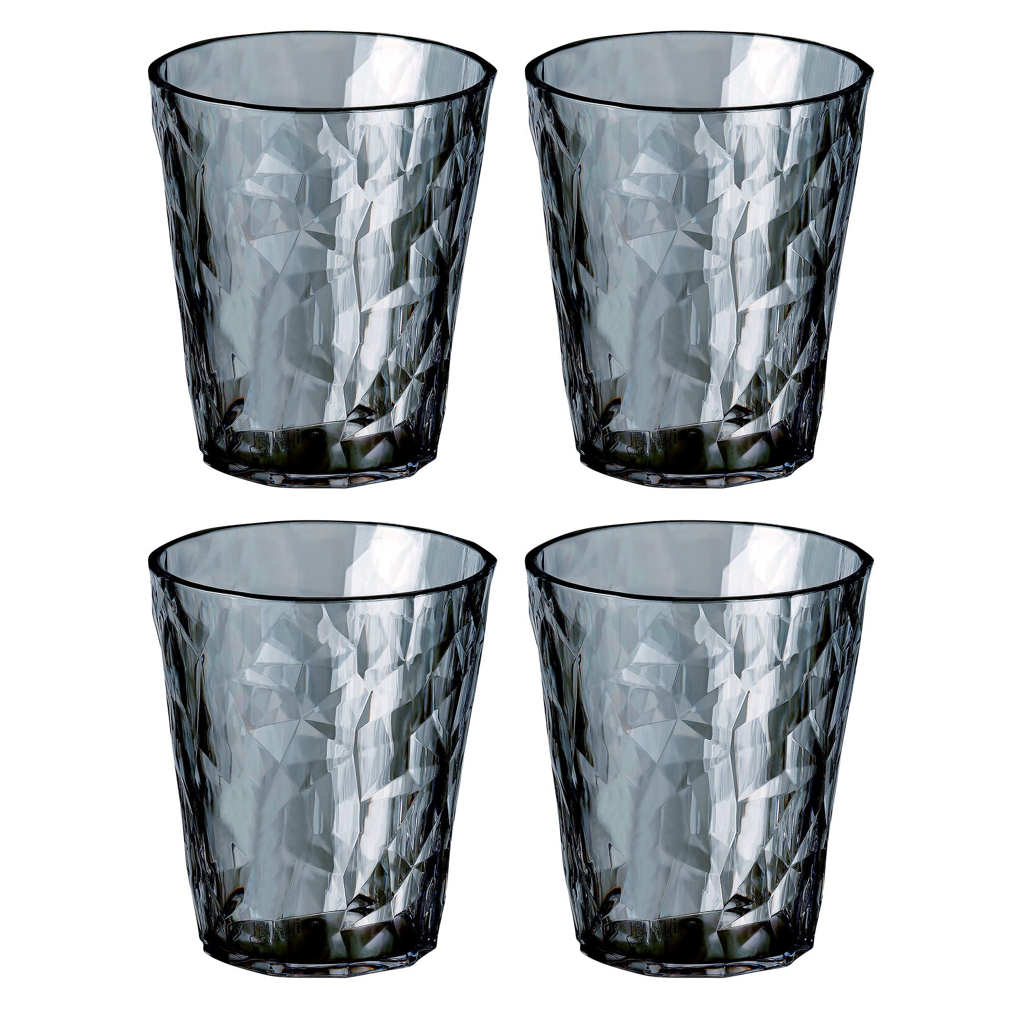 koziol Wasserglas 4er-set Superglas CLUB No. 1