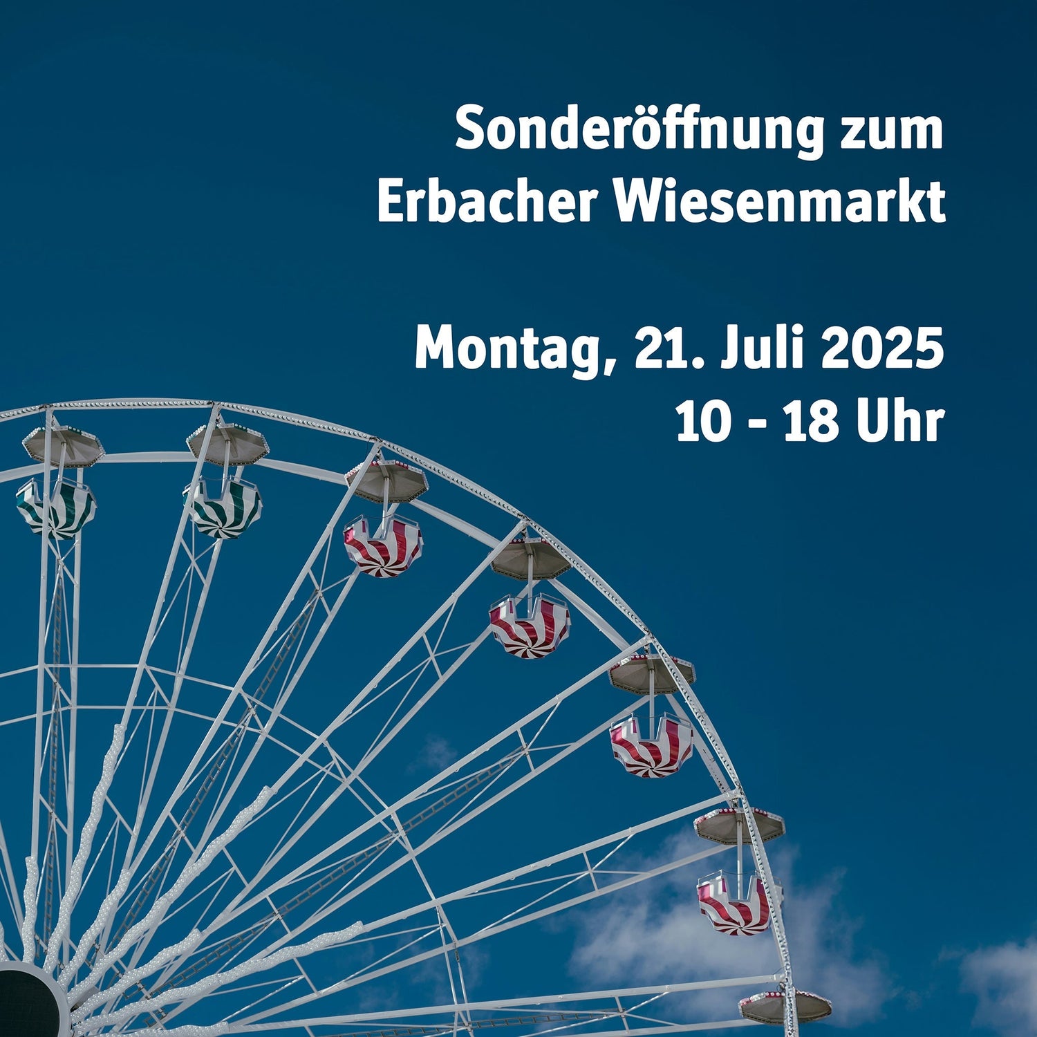 Sonderöffnung zum Wiesenmarkt