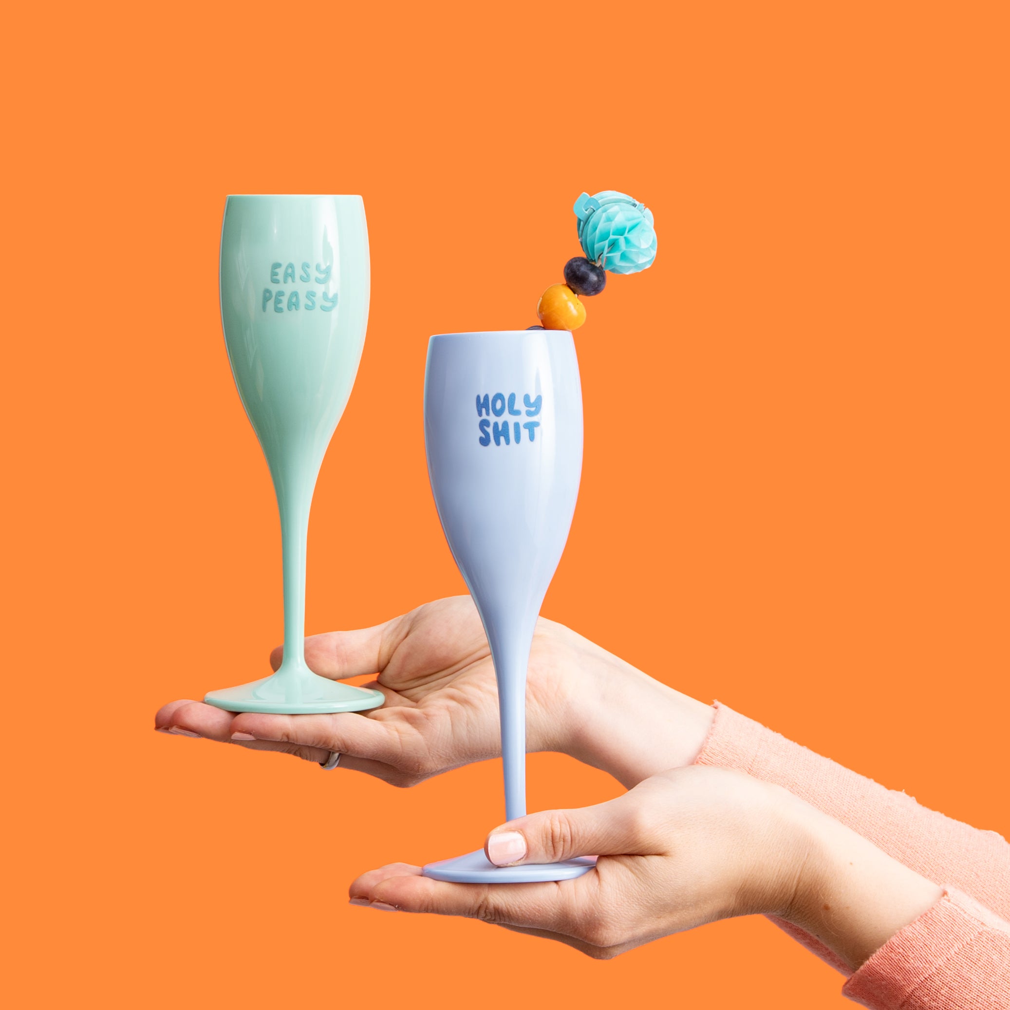 Glas mit Druck CHEERS No. 1 HOLY SHIT