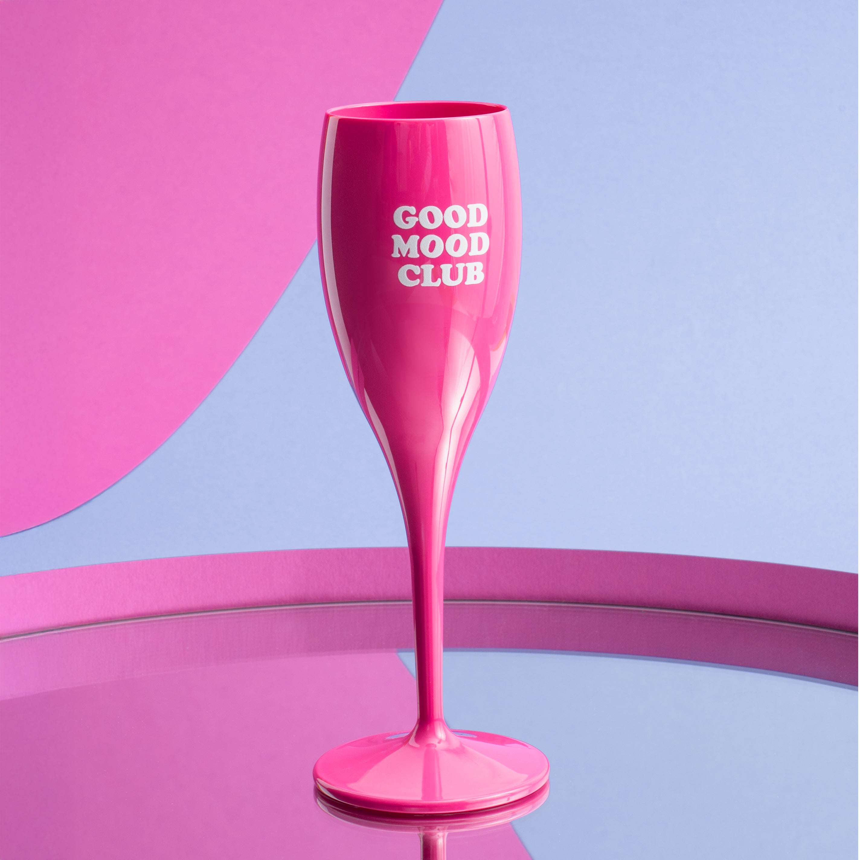 Glas mit Druck CHEERS No. 1 GOOD MOOD CLUB
